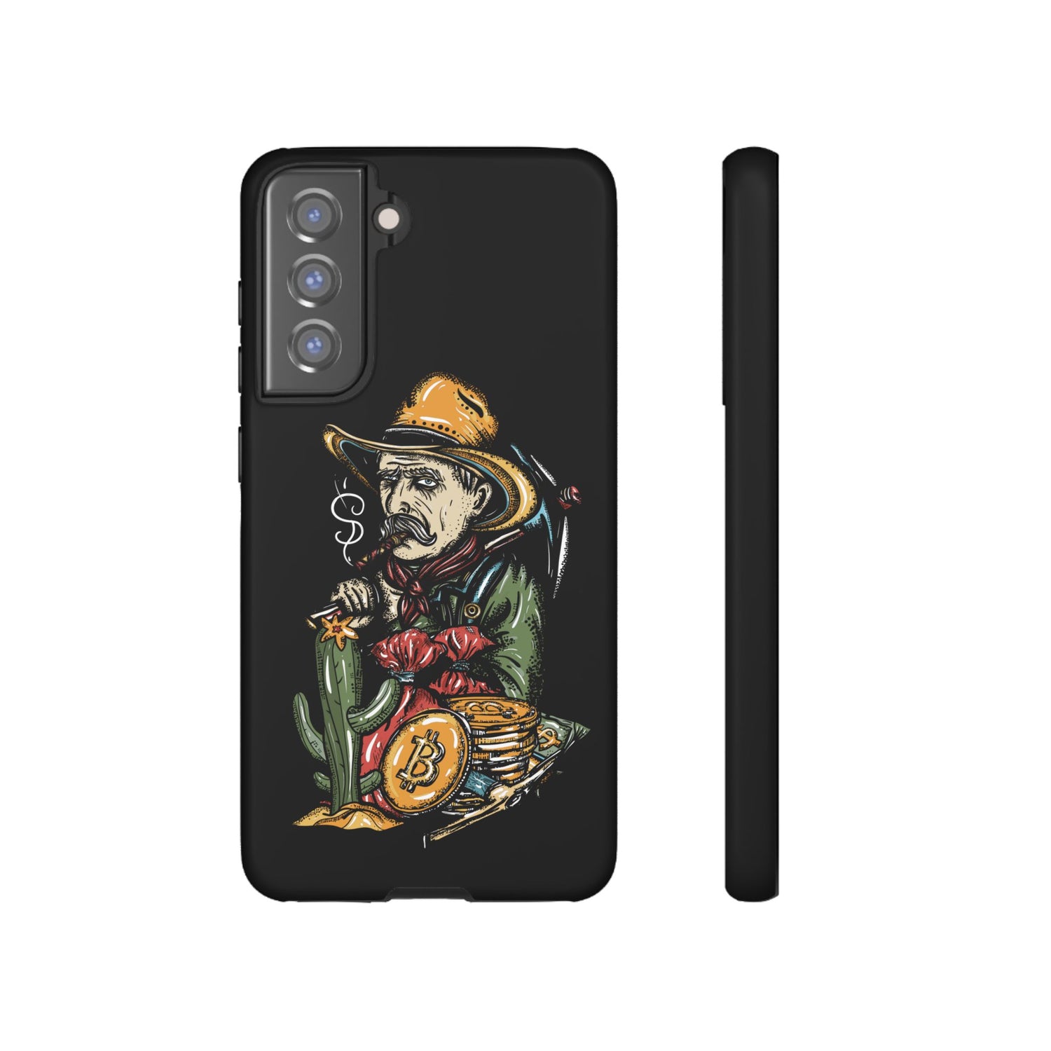 Phone Tough Case - Bitcoin Smoking Man