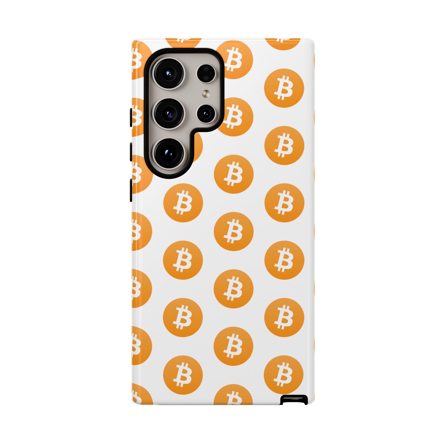 Phone Tough Case - Bitcoin White Background