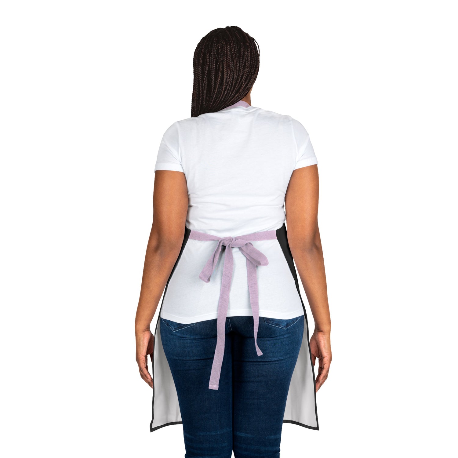 Bitcoin-themed black apron, great for cooking enthusiasts