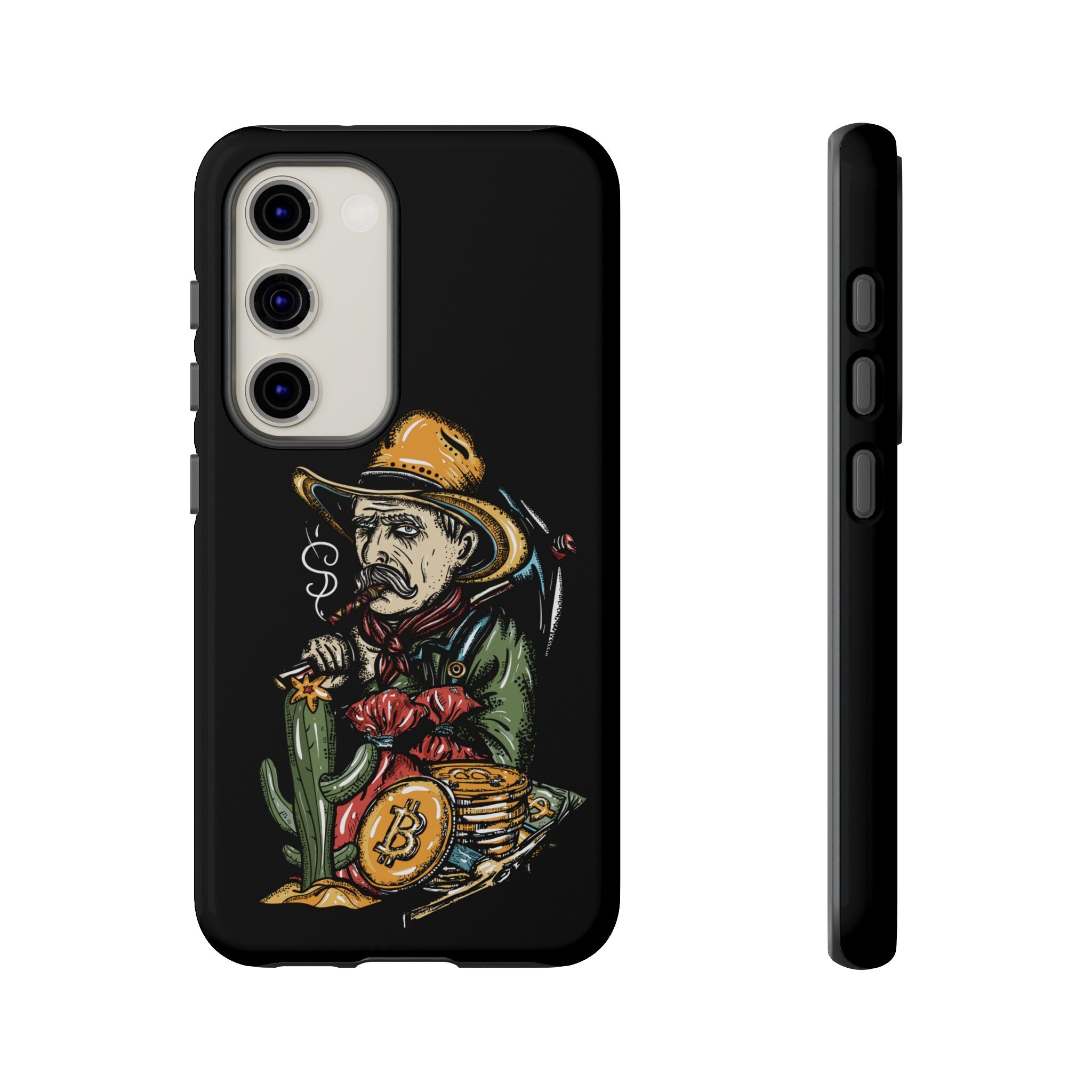 Phone Tough Case - Bitcoin Smoking Man