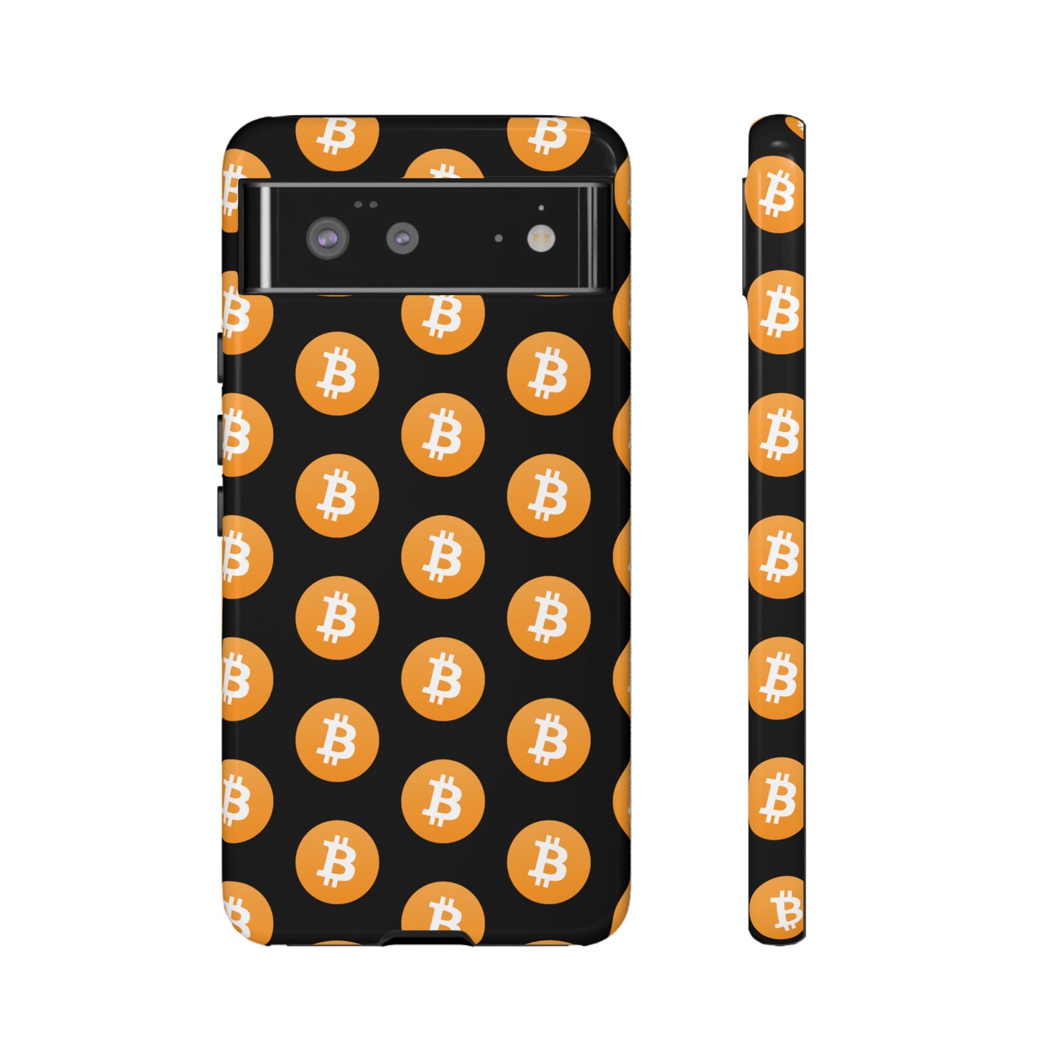 Phone Tough Case - Bitcoin Black Background