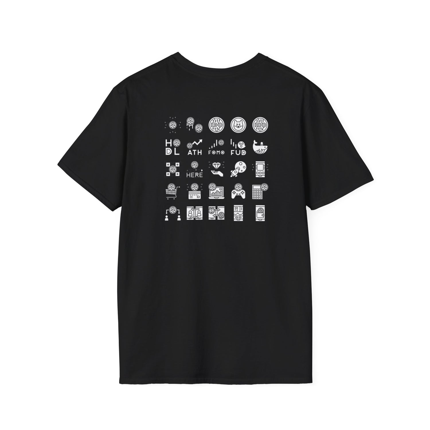 Crypto Symbols - Cotton T-Shirt