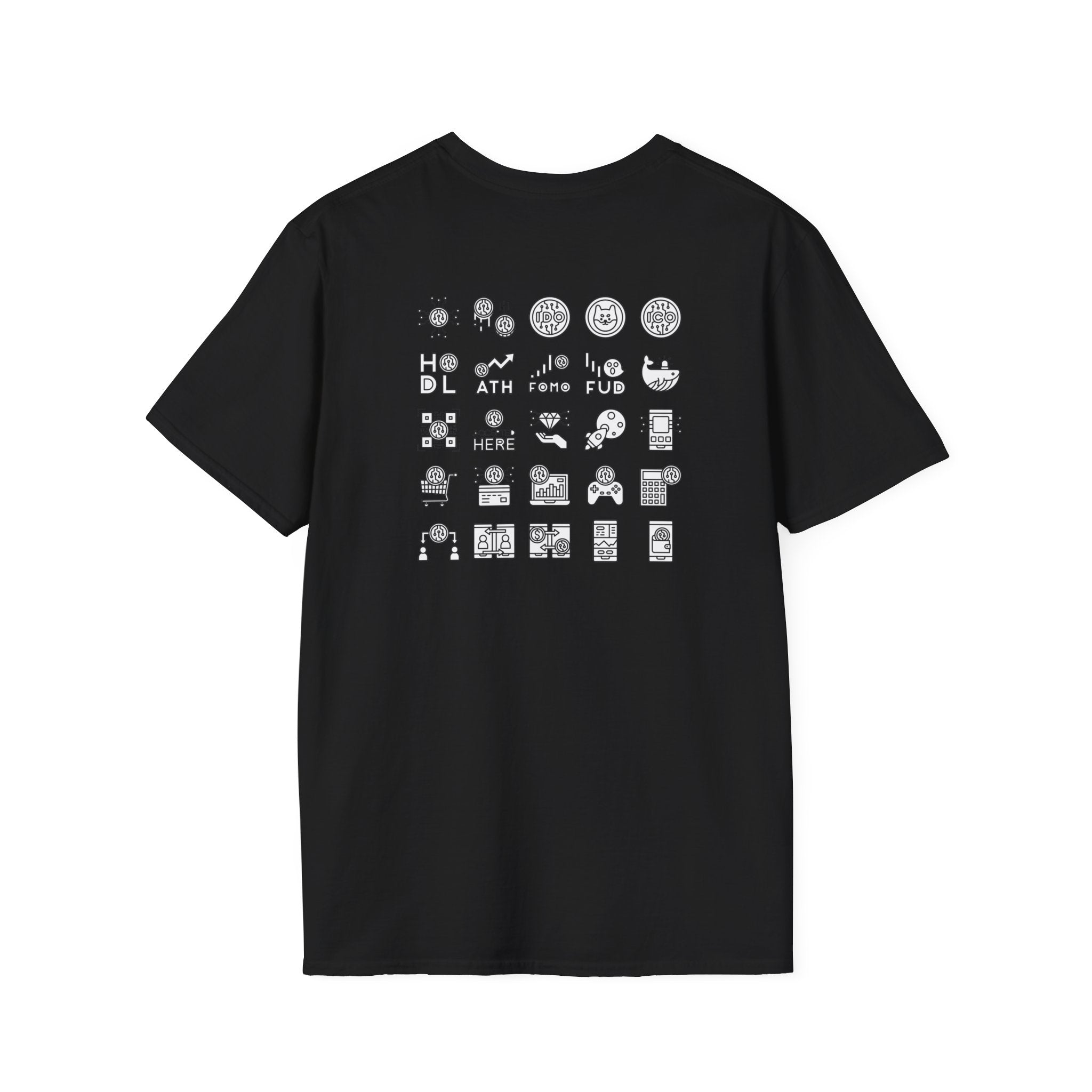 Crypto Symbols - Cotton T-Shirt