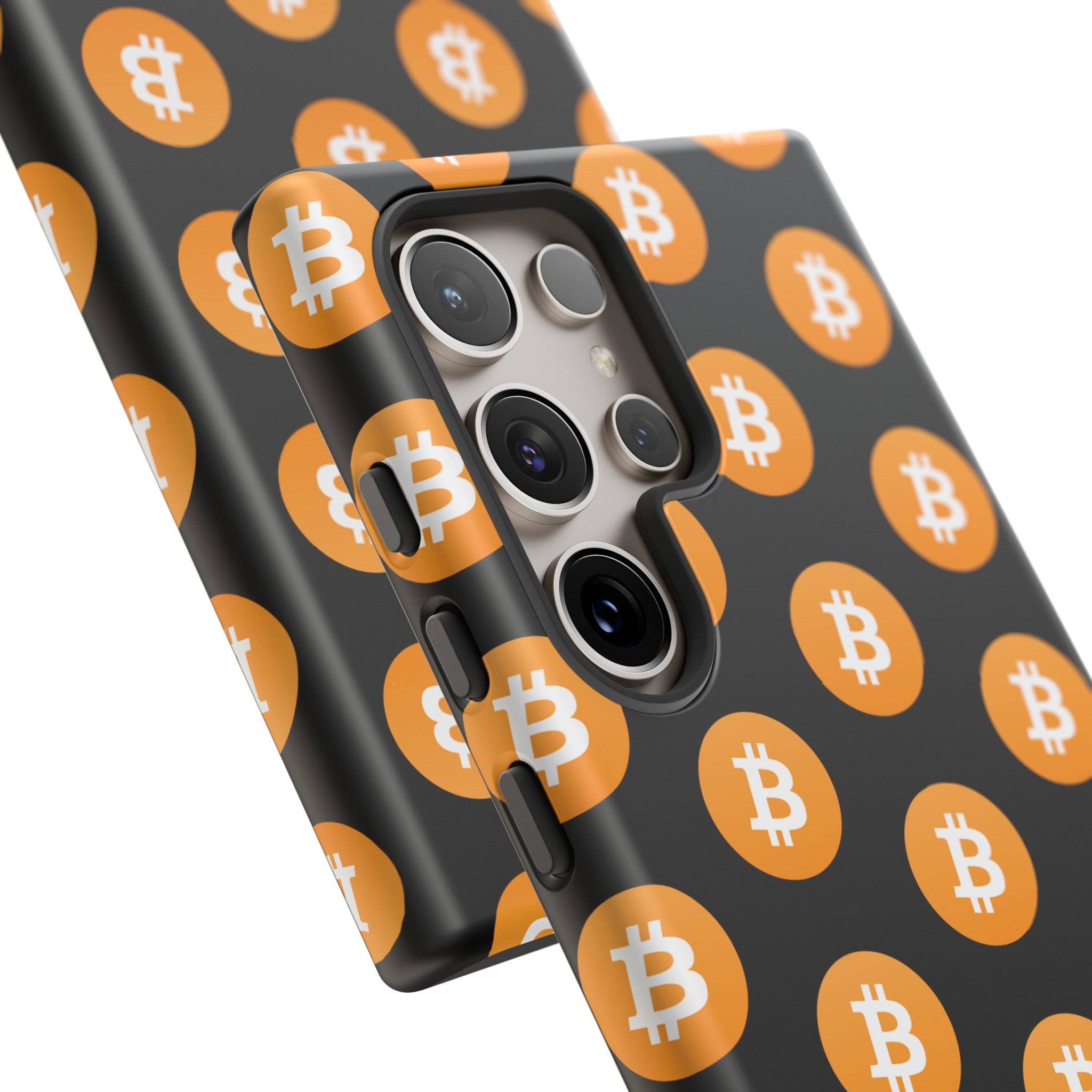Phone Tough Case - Bitcoin Black Background