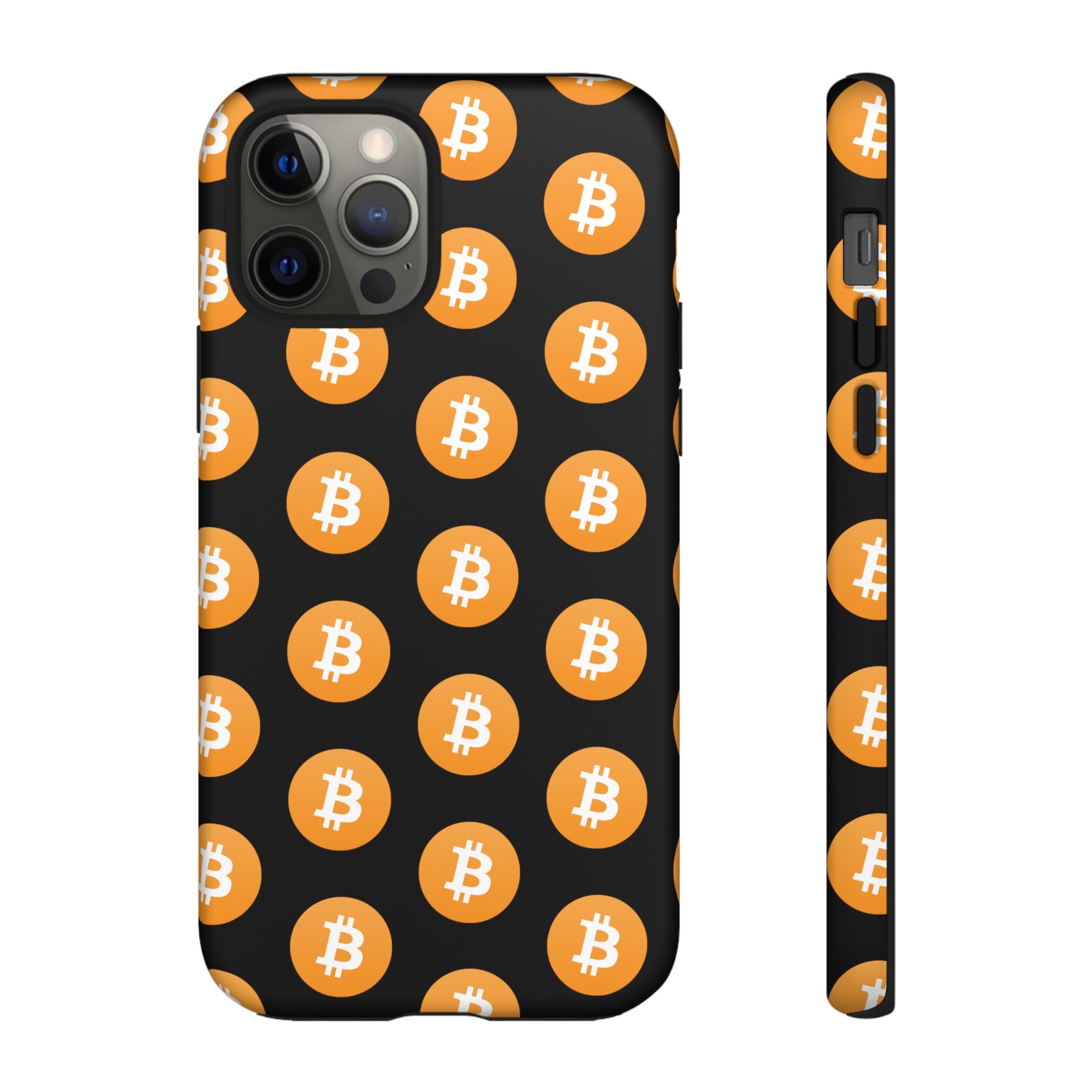 Phone Tough Case - Bitcoin Black Background