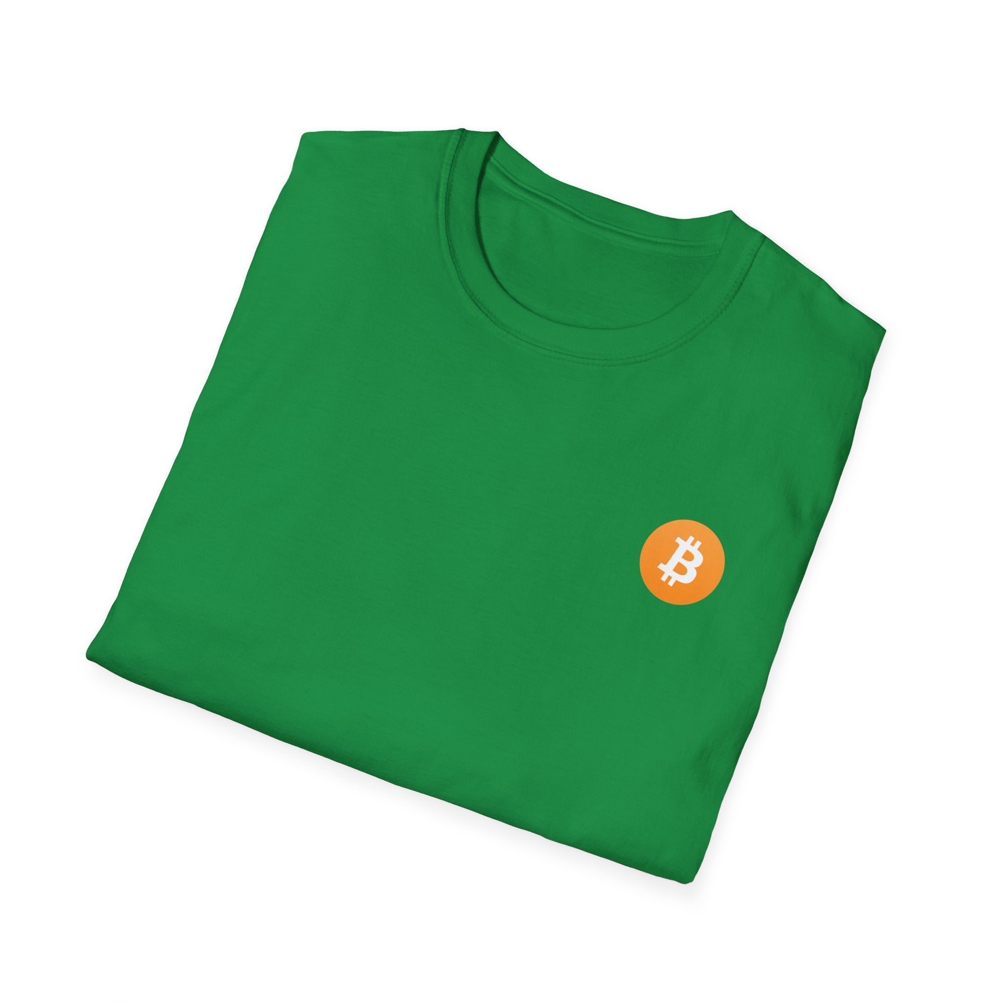 Bitcoin Logo Small - Cotton T-Shirt