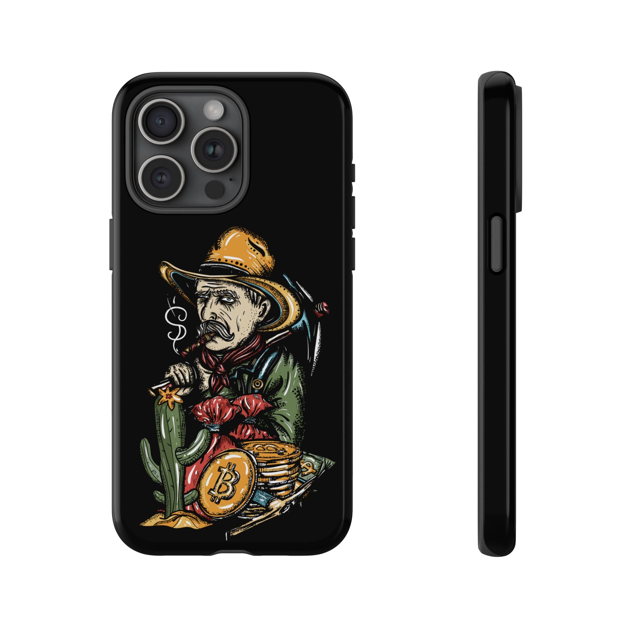 Phone Tough Case - Bitcoin Smoking Man