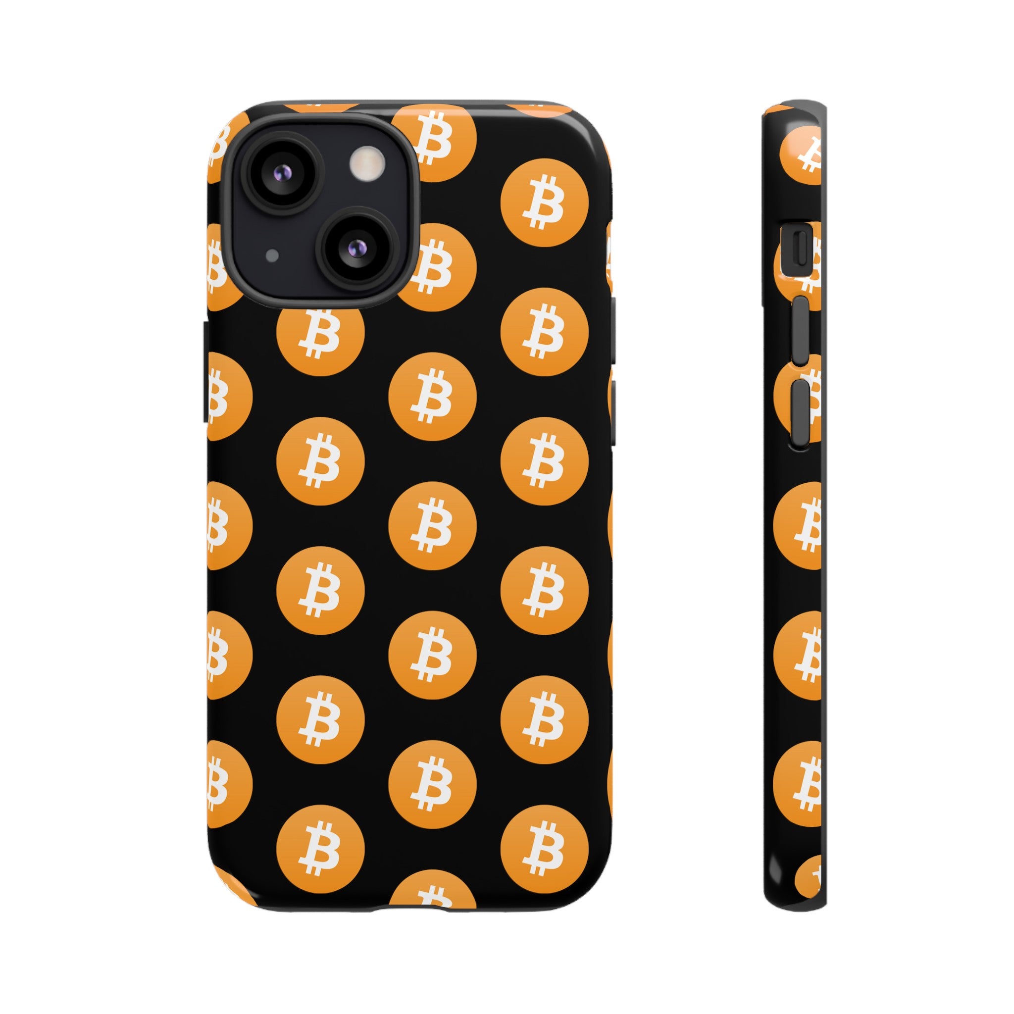 Phone Tough Case - Bitcoin Black Background
