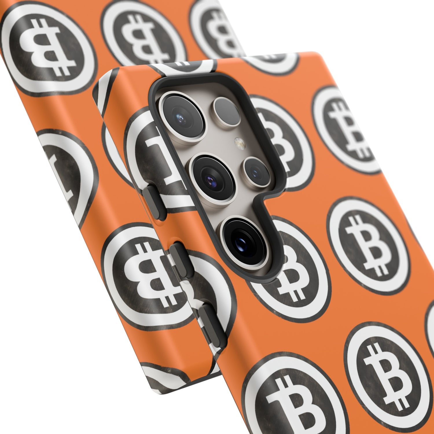 Phone Tough Case - B Logo Orange Background