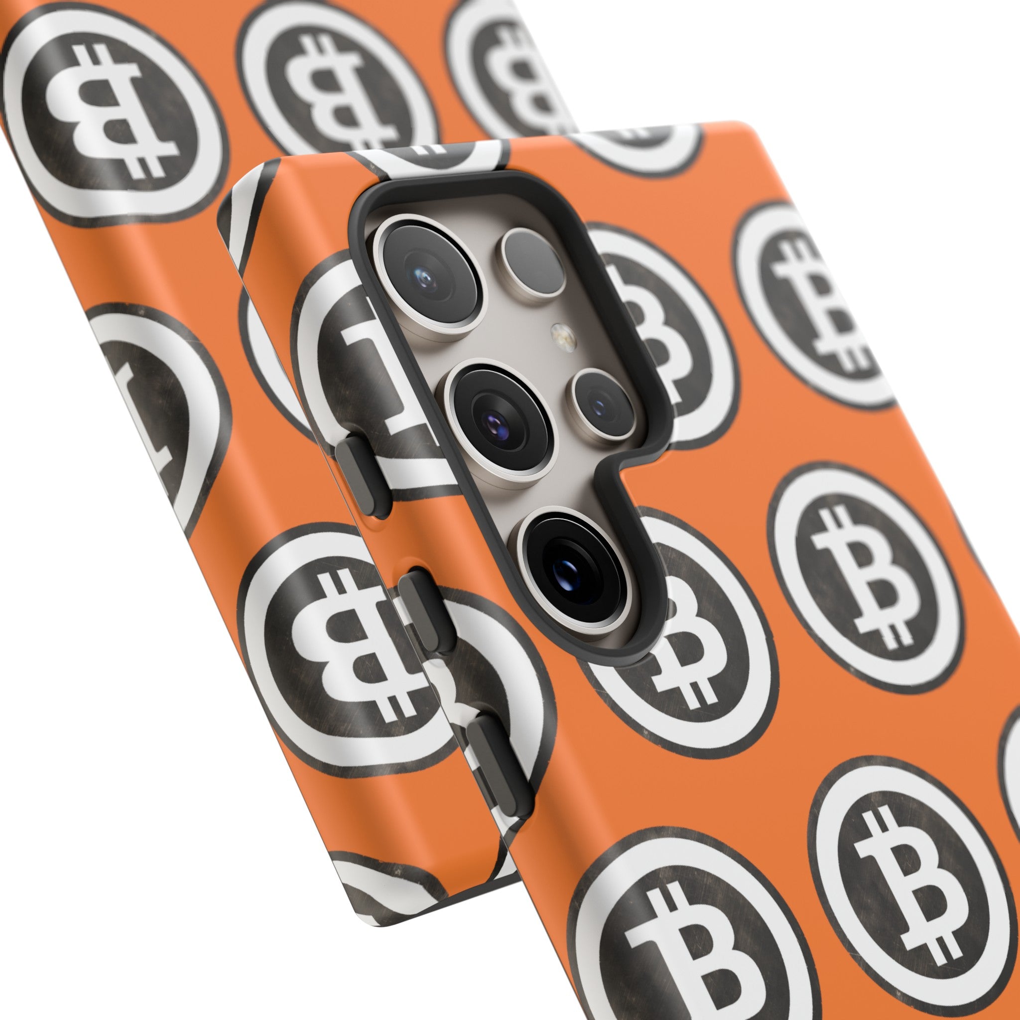 Phone Tough Case - B Logo Orange Background