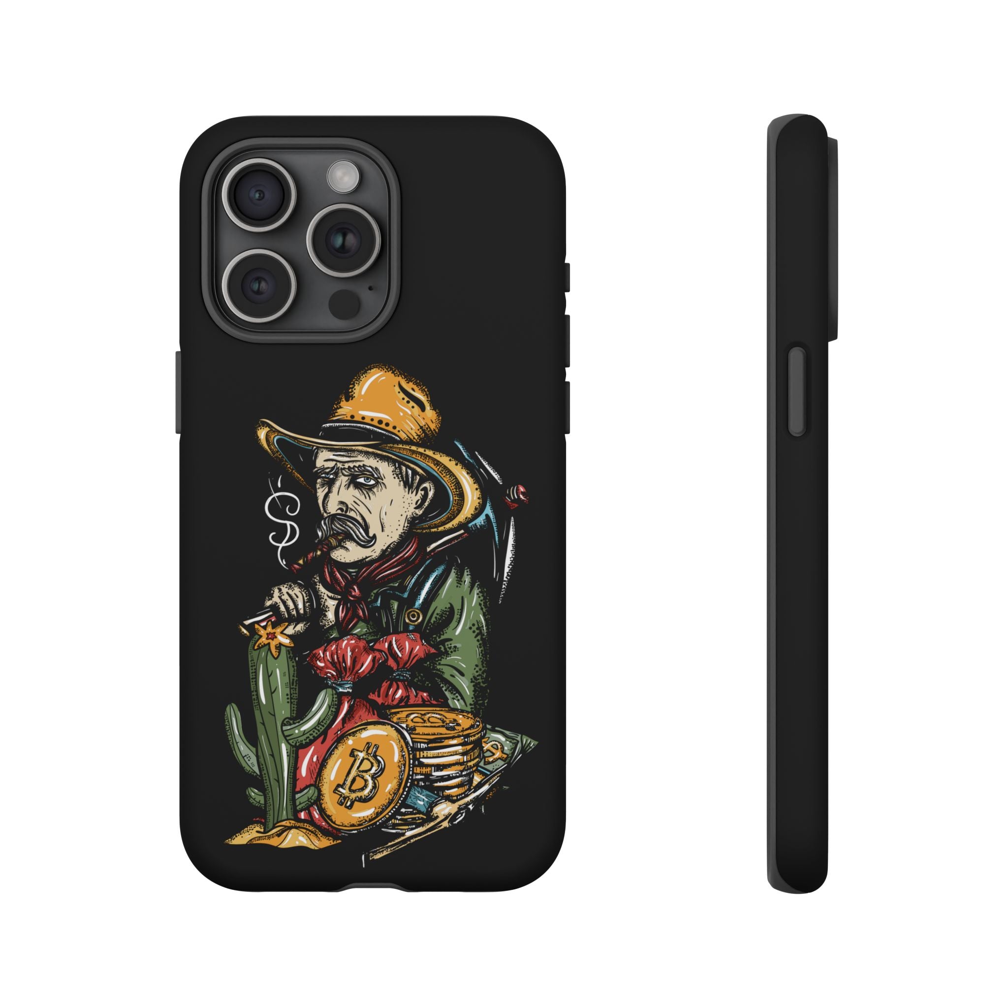 Phone Tough Case - Bitcoin Smoking Man