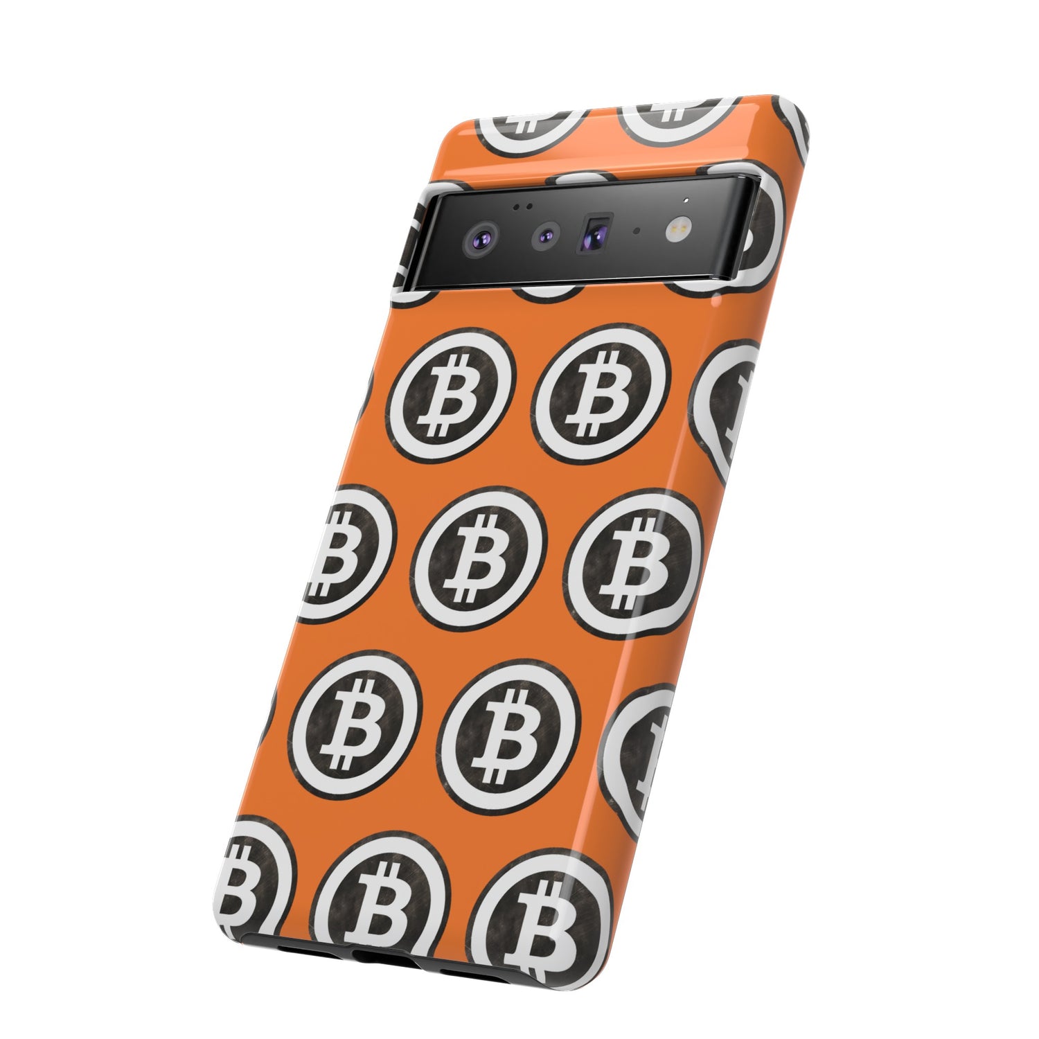 Phone Tough Case - B Logo Orange Background