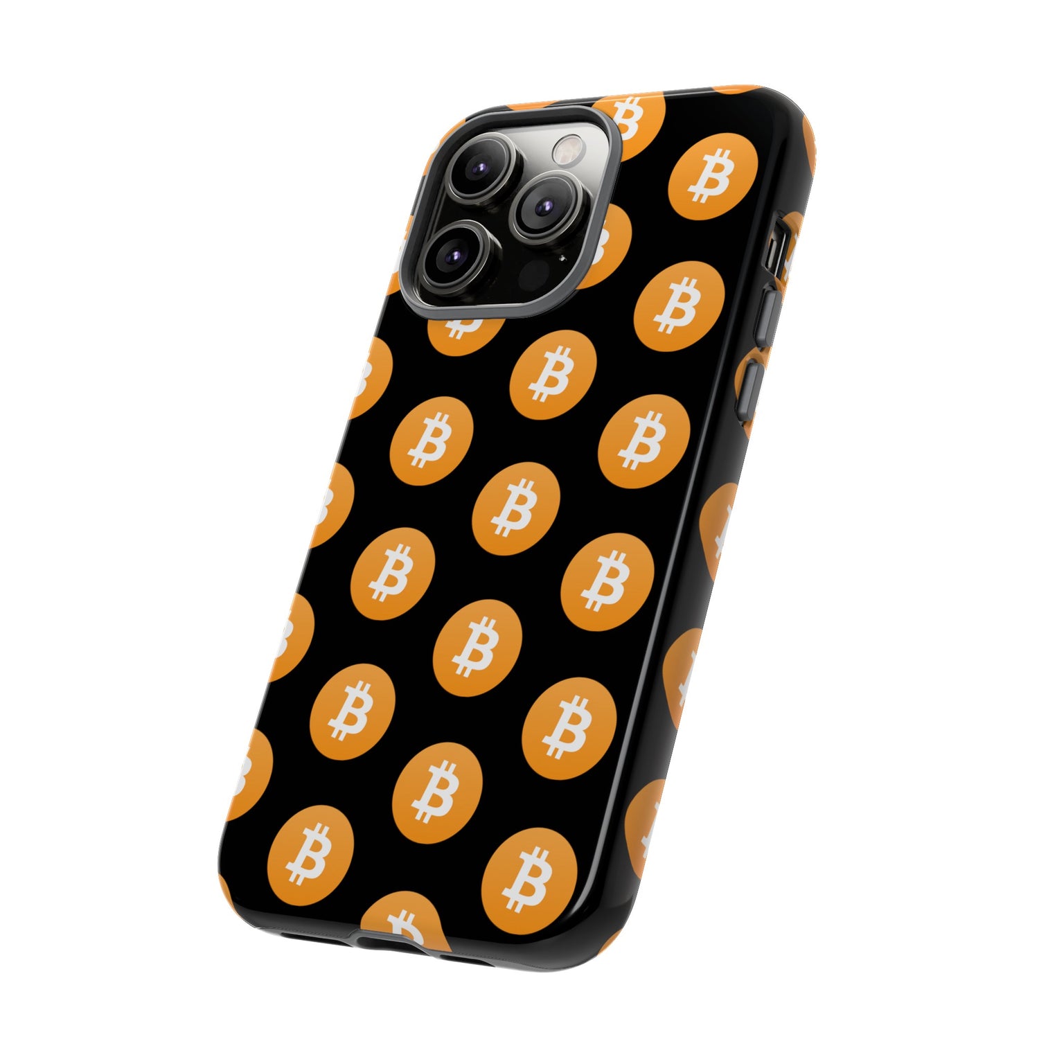Phone Tough Case - Bitcoin Black Background