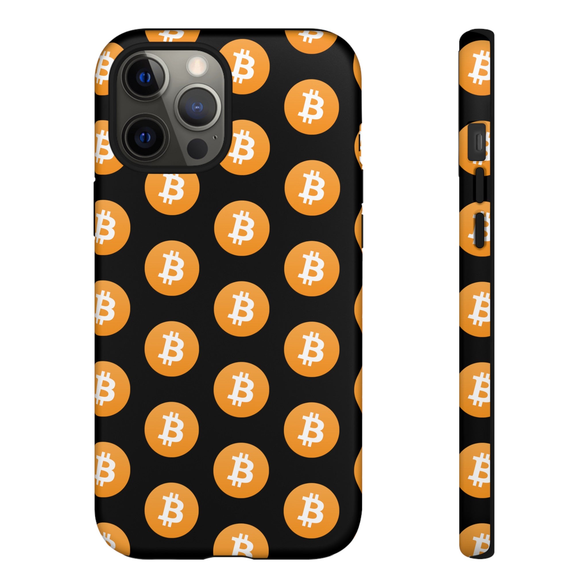 Phone Tough Case - Bitcoin Black Background