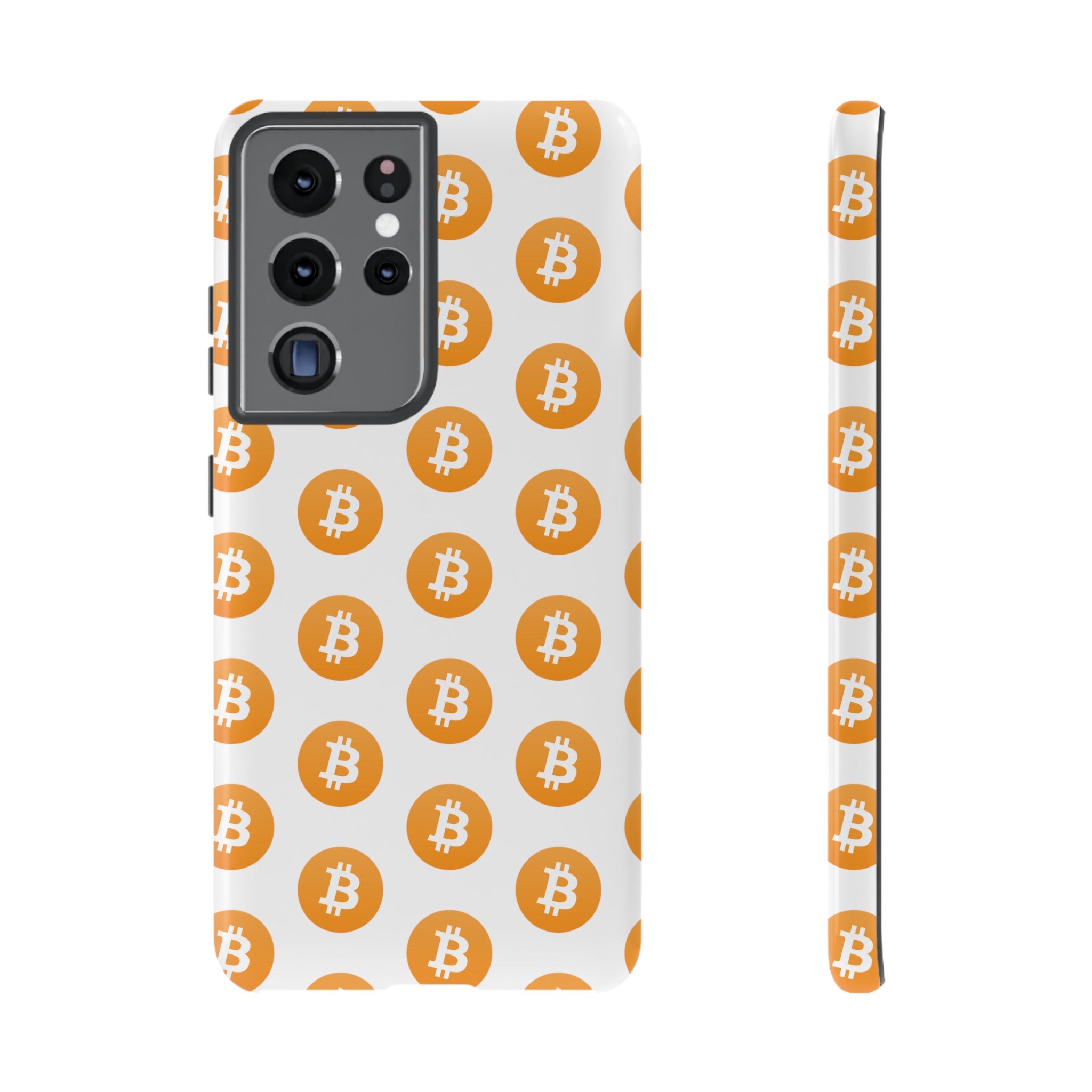 Phone Tough Case - Bitcoin White Background