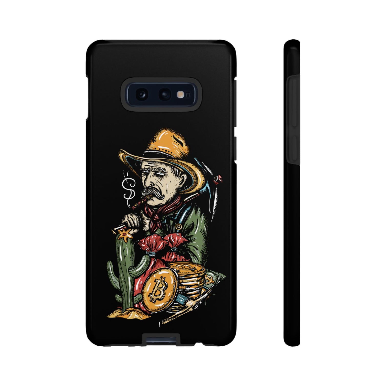 Phone Tough Case - Bitcoin Smoking Man