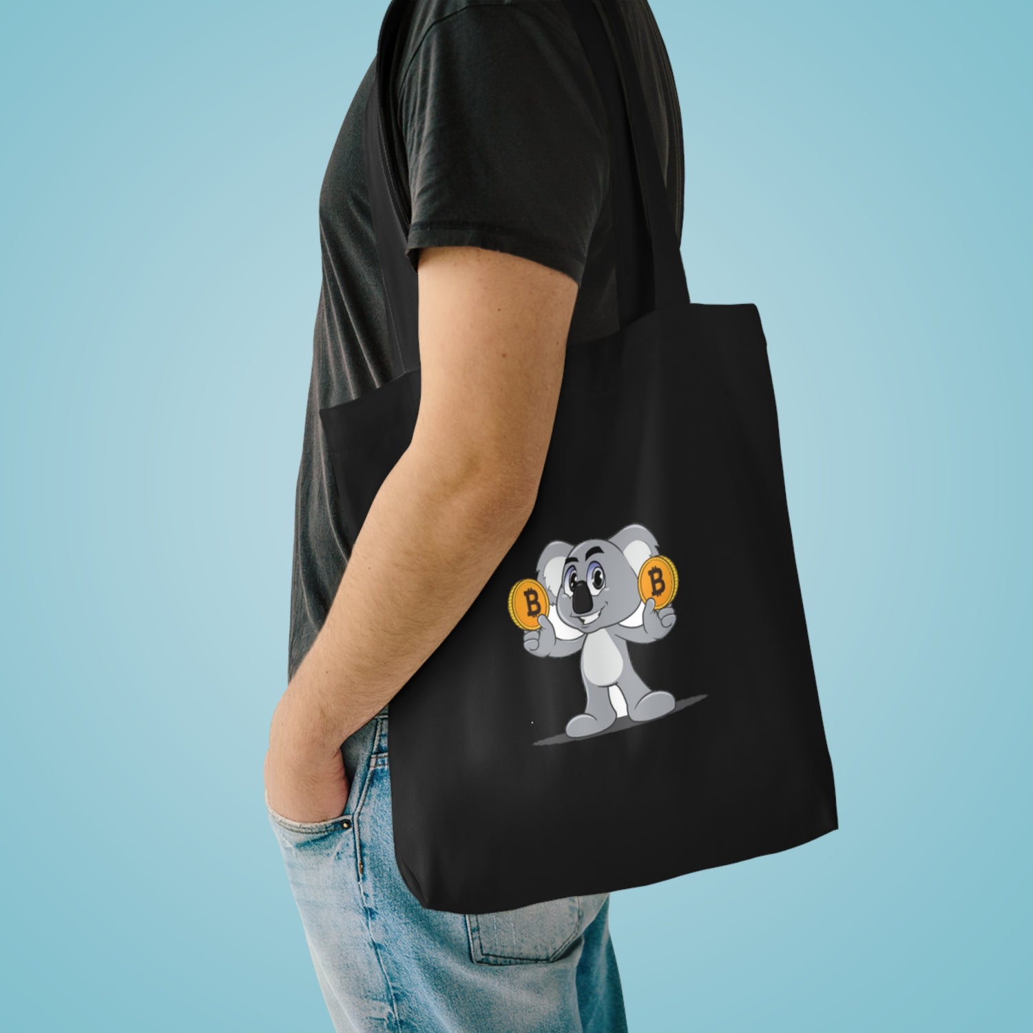 Premium 100% Cotton Tote Bag - BTC Koala