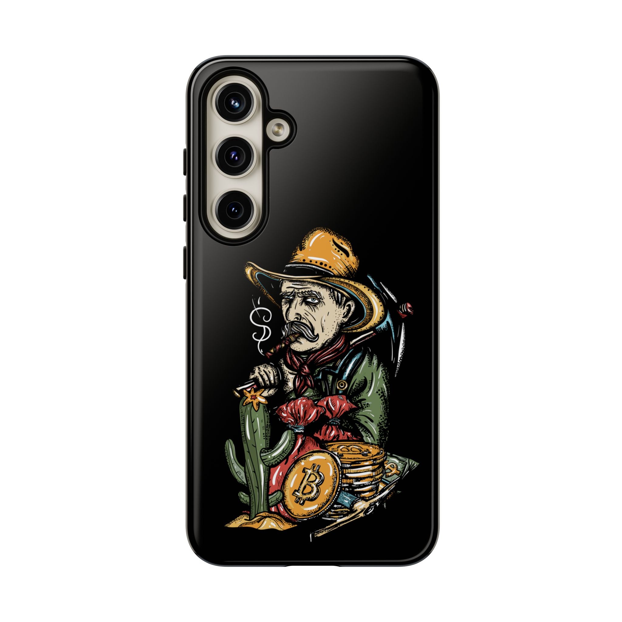 Phone Tough Case - Bitcoin Smoking Man