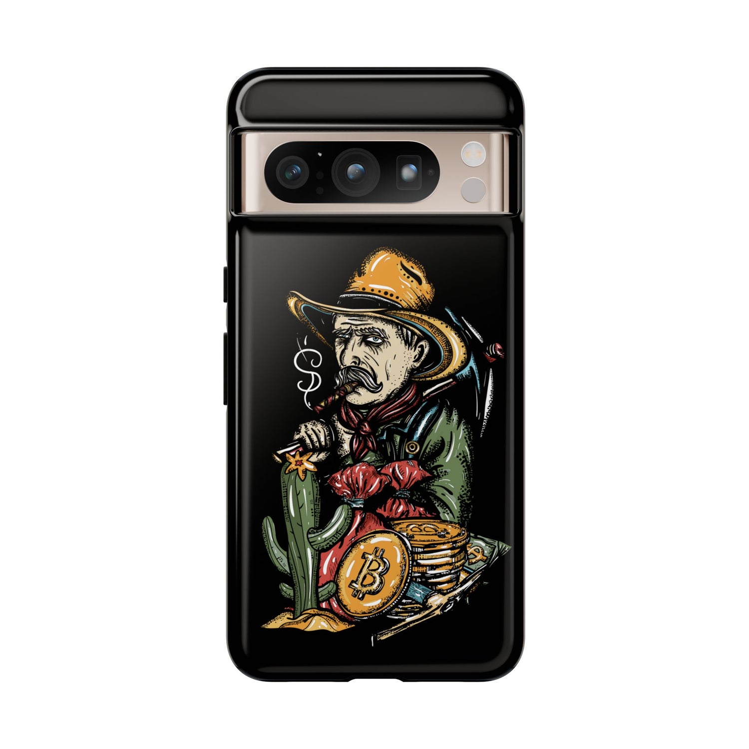 Phone Tough Case - Bitcoin Smoking Man