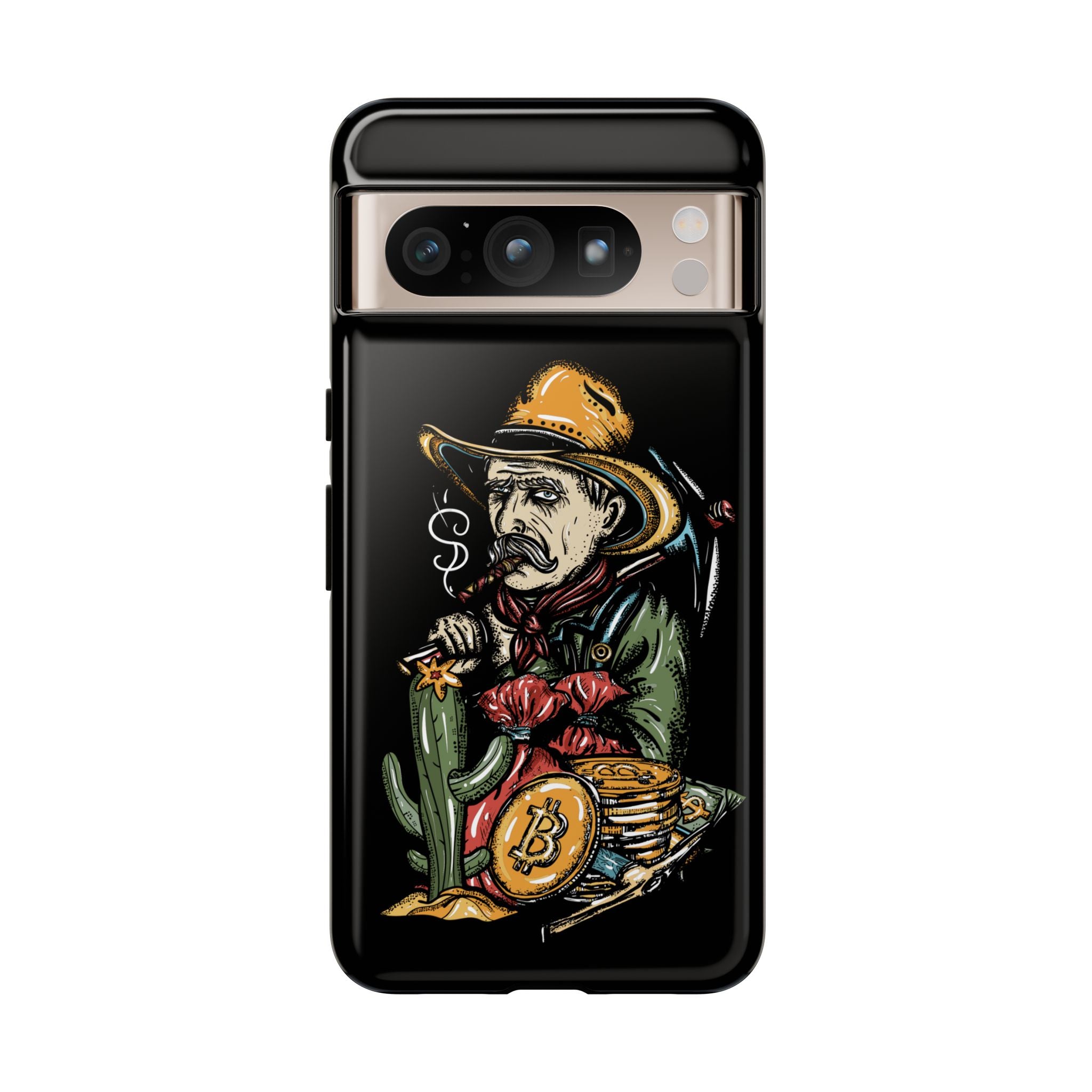 Phone Tough Case - Bitcoin Smoking Man