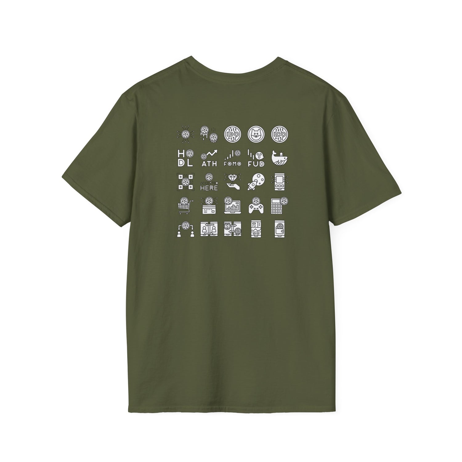 Crypto Symbols - Cotton T-Shirt