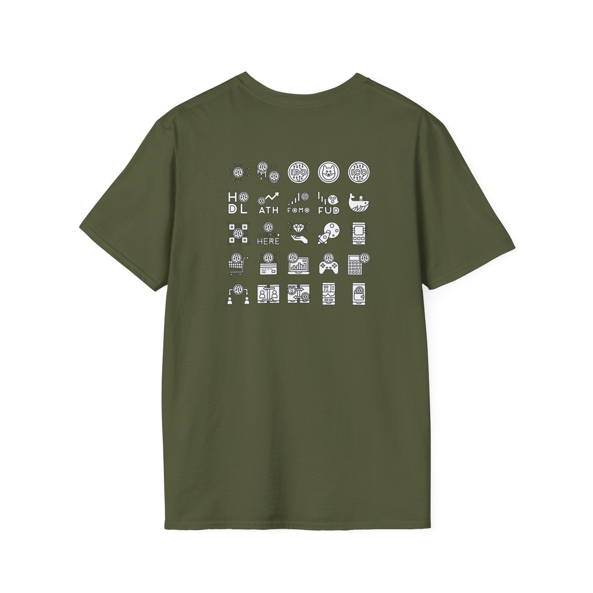 Crypto Symbols - Cotton T-Shirt