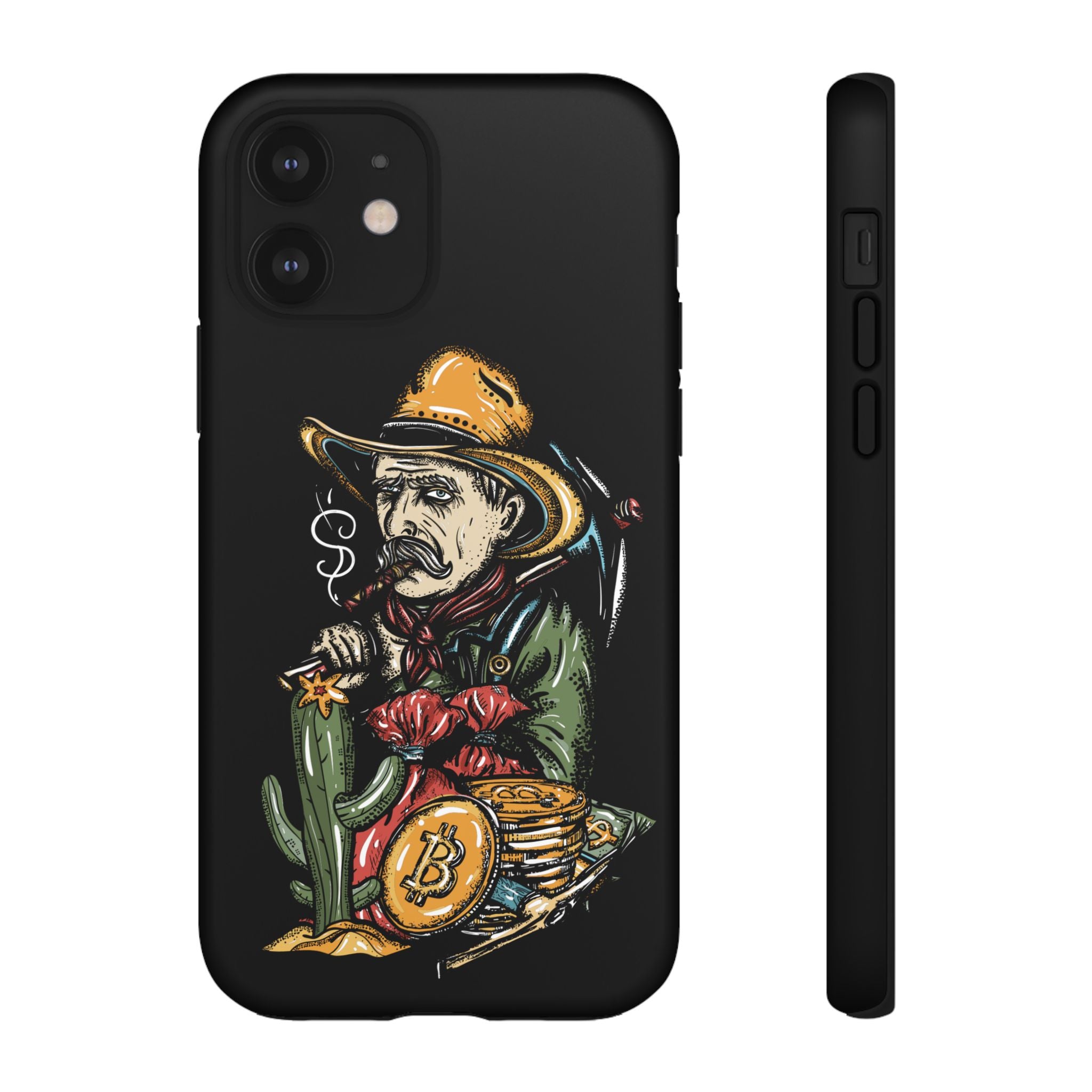 Phone Tough Case - Bitcoin Smoking Man