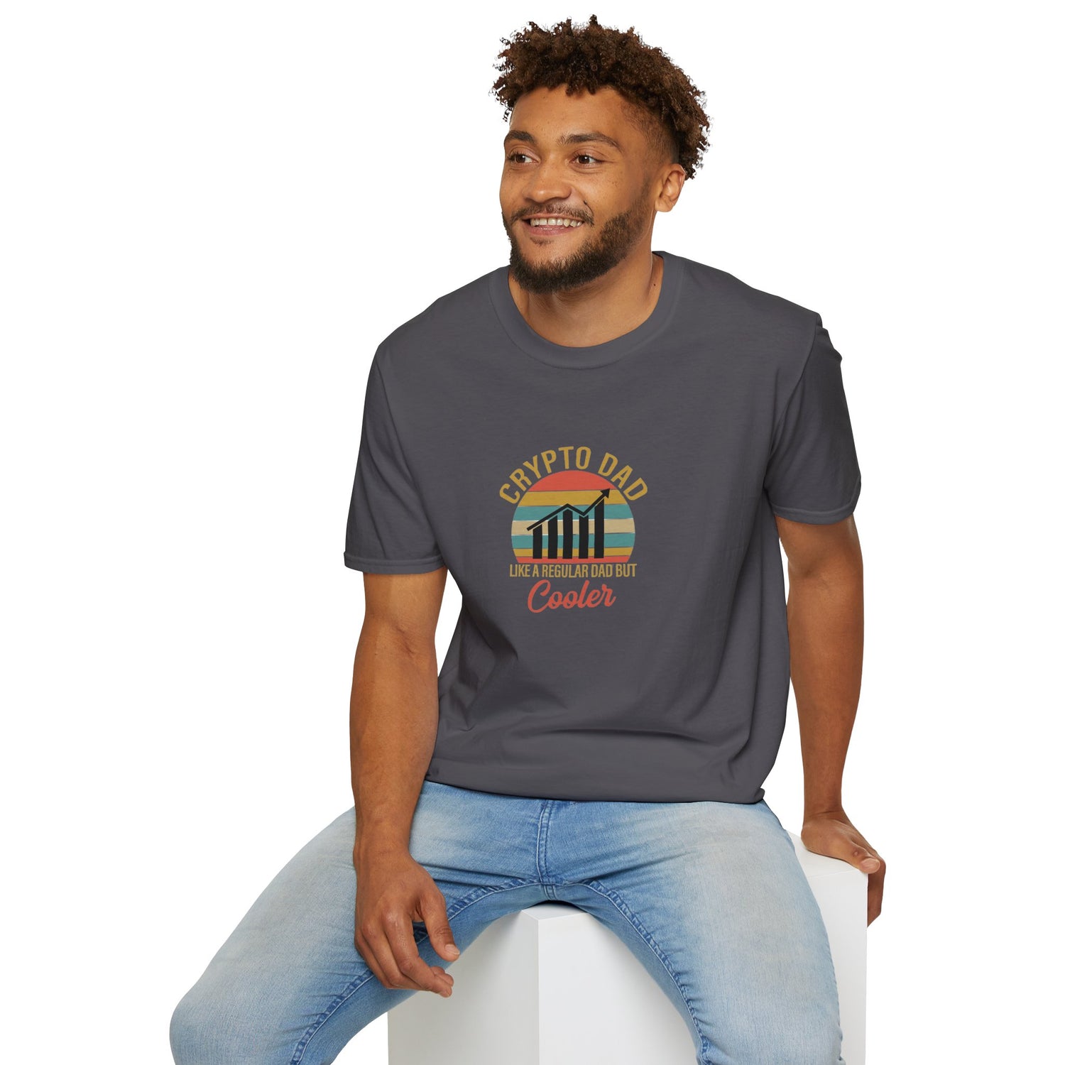 Crypto Dad - Like a Regular Dad But Cooler T-Shirt