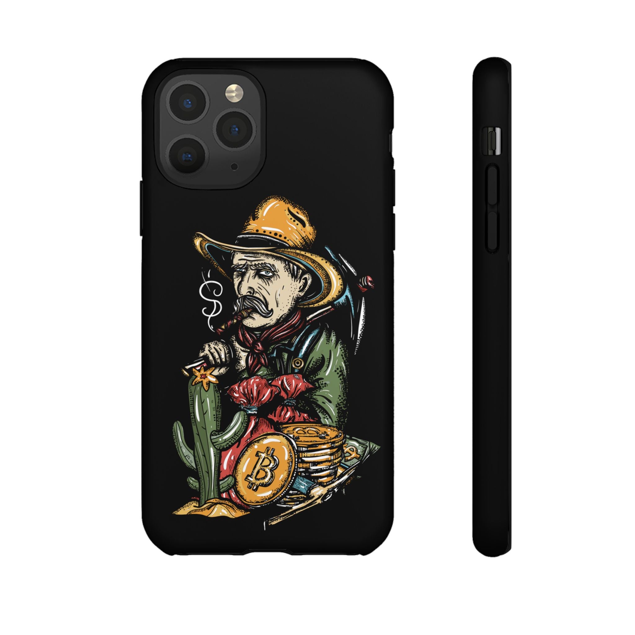 Phone Tough Case - Bitcoin Smoking Man