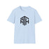 Light Blue crypto t-shirt with ATH (All Time High) in black