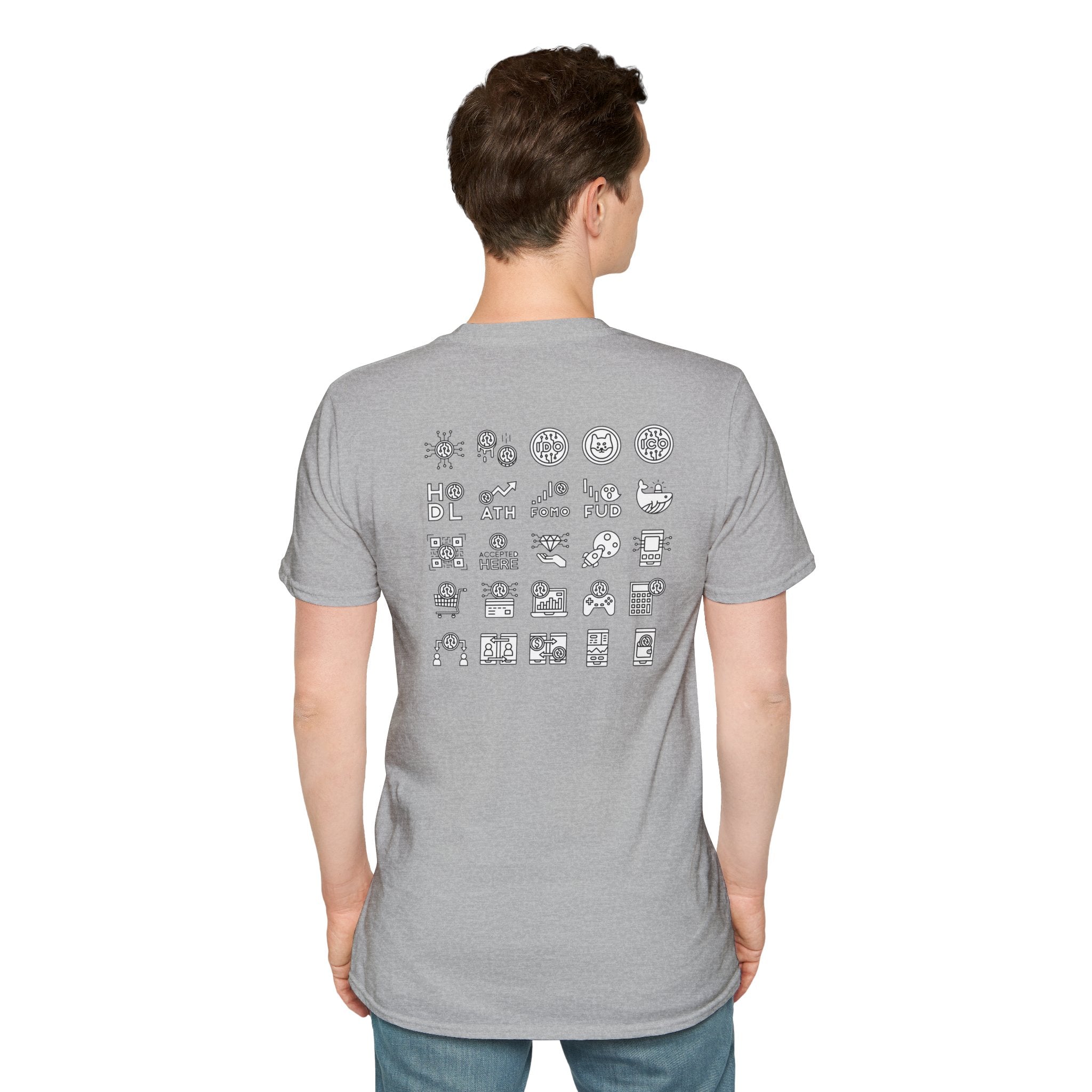 Crypto Symbols - Cotton T-Shirt
