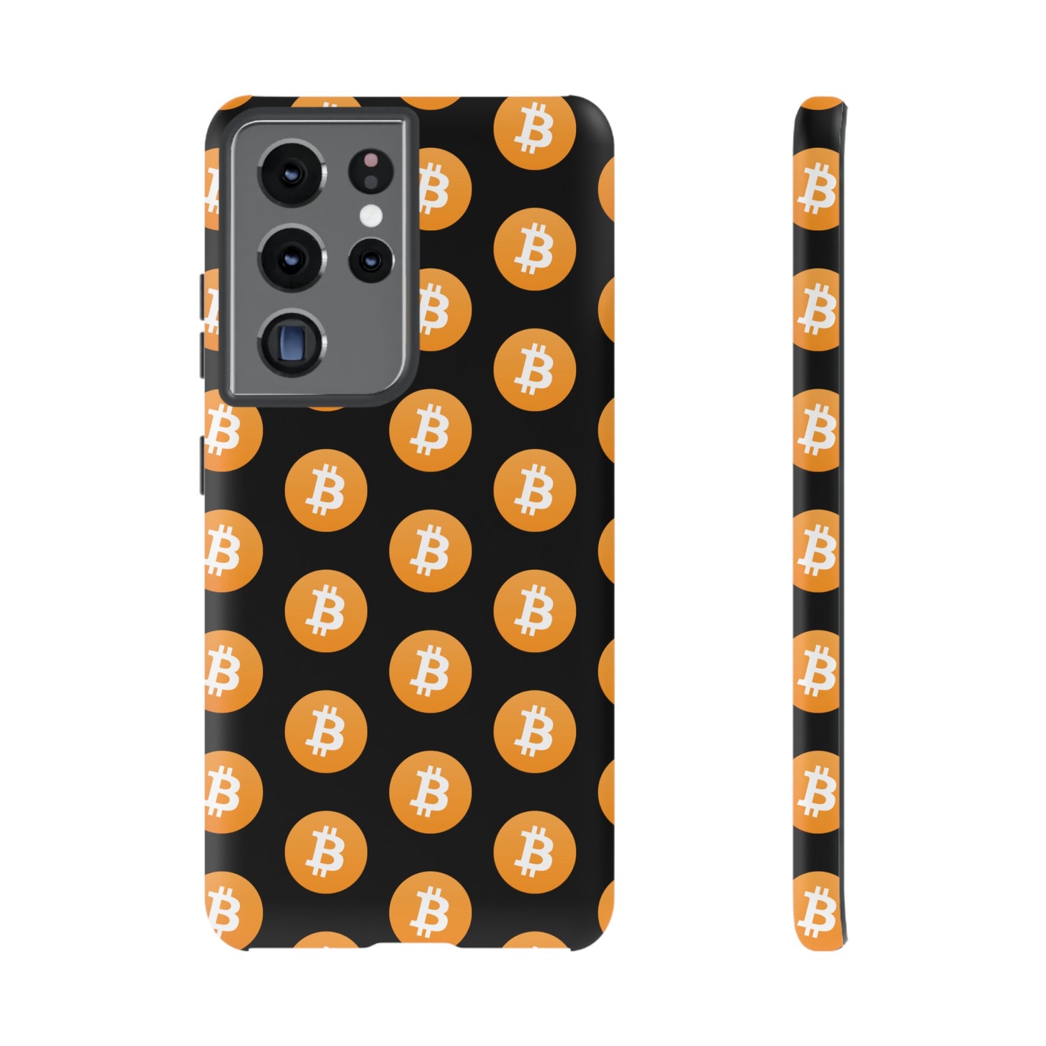 Phone Tough Case - Bitcoin Black Background