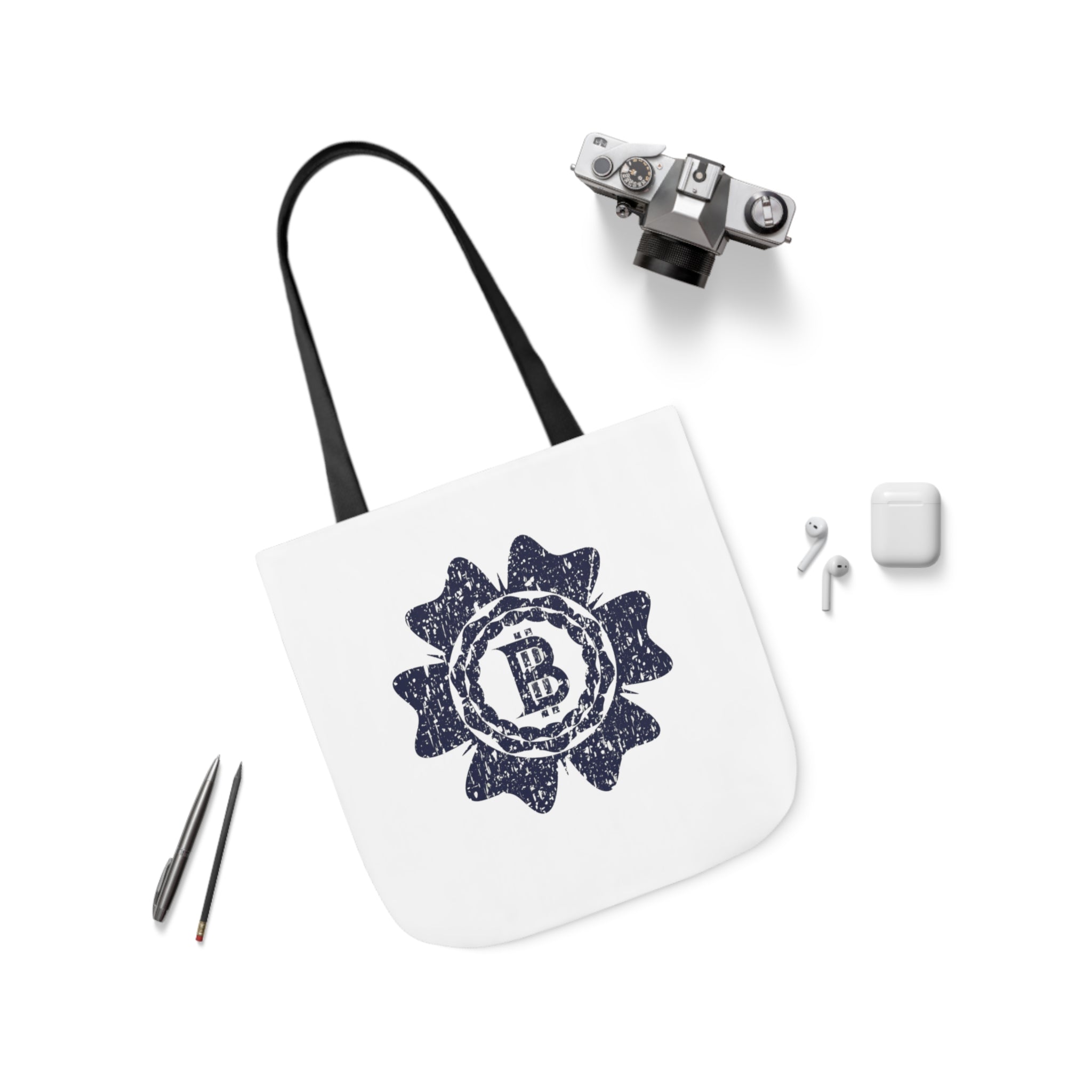 Canvas Tote Bag - Bitcoin Stamp