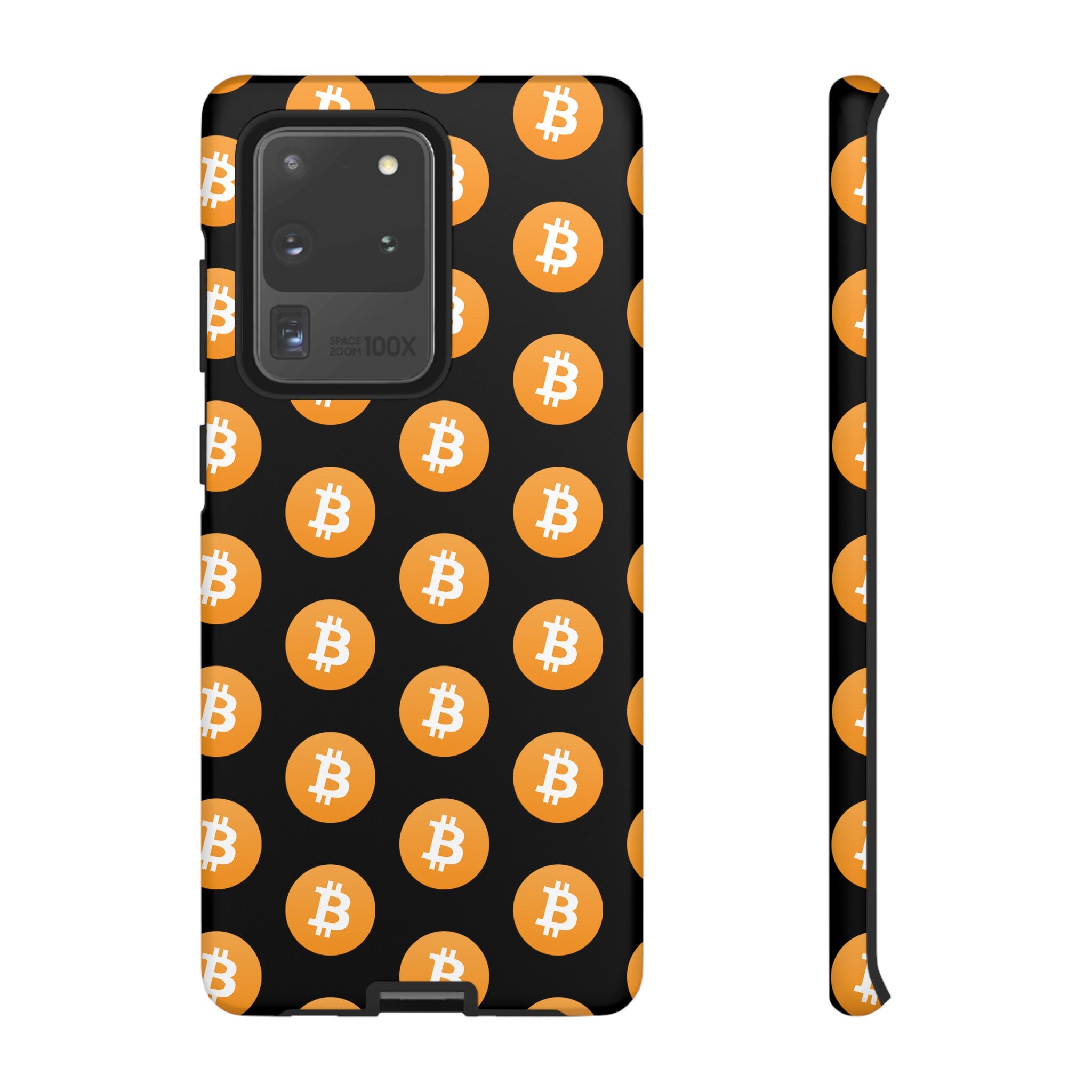 Phone Tough Case - Bitcoin Black Background