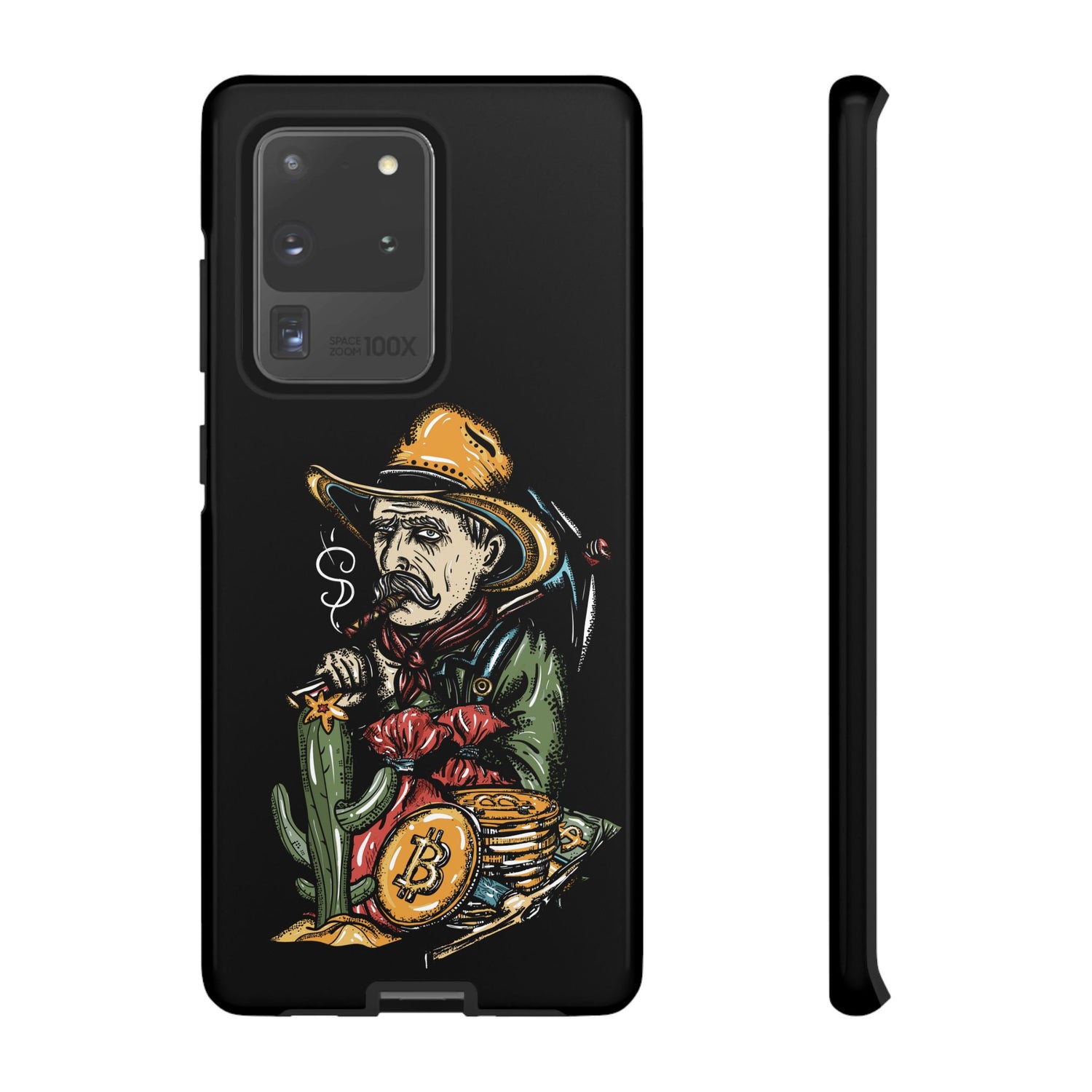Phone Tough Case - Bitcoin Smoking Man