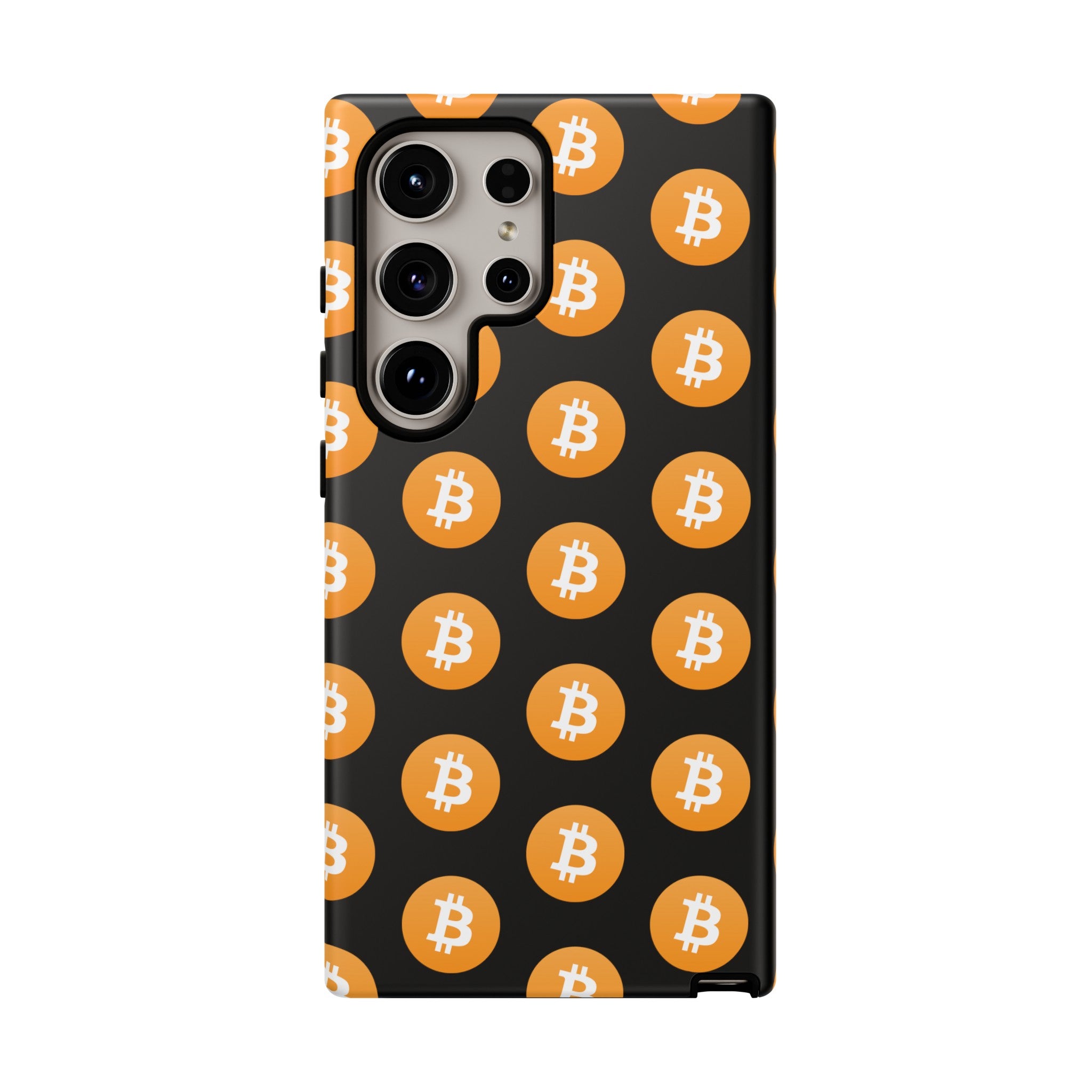 Phone Tough Case - Bitcoin Black Background