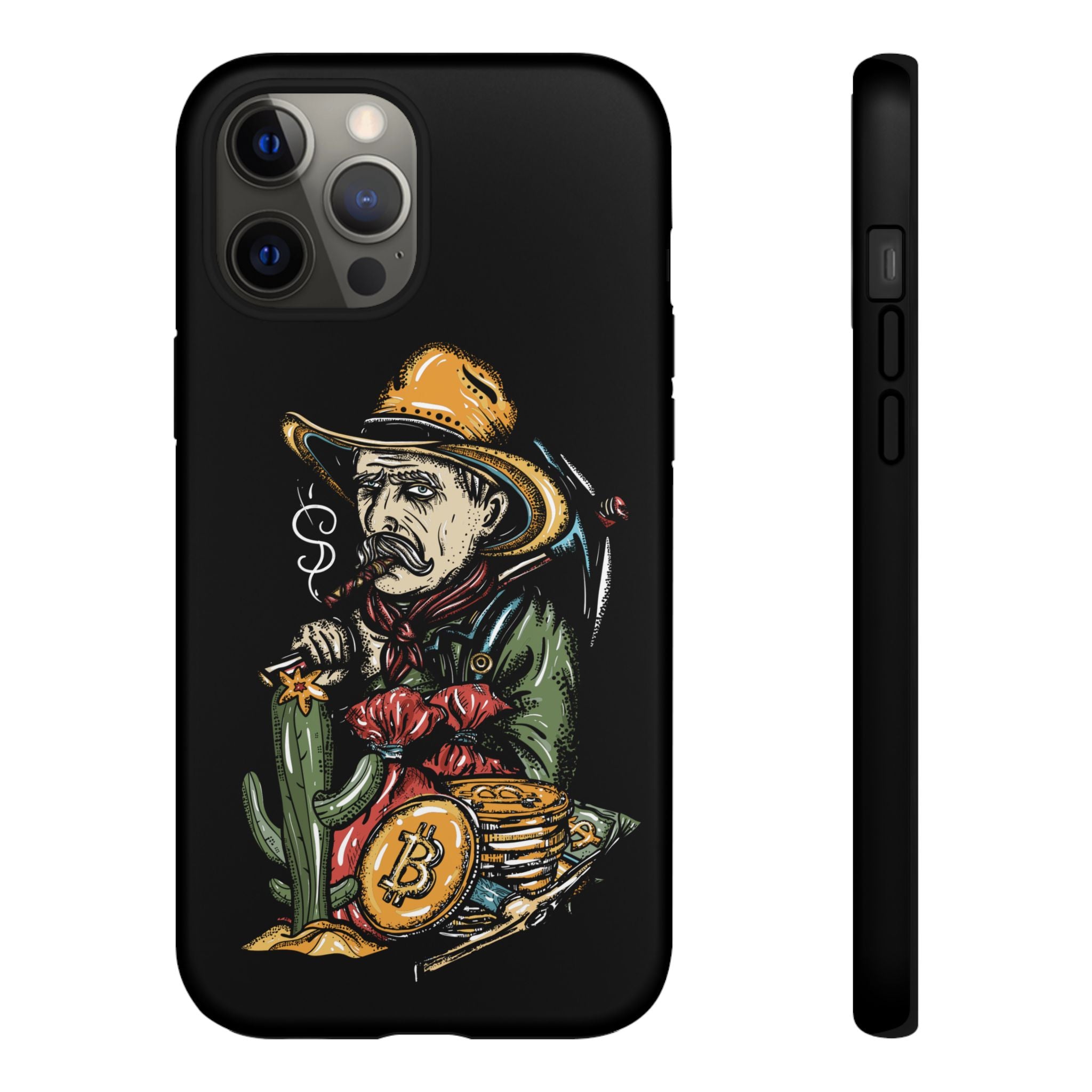 Phone Tough Case - Bitcoin Smoking Man