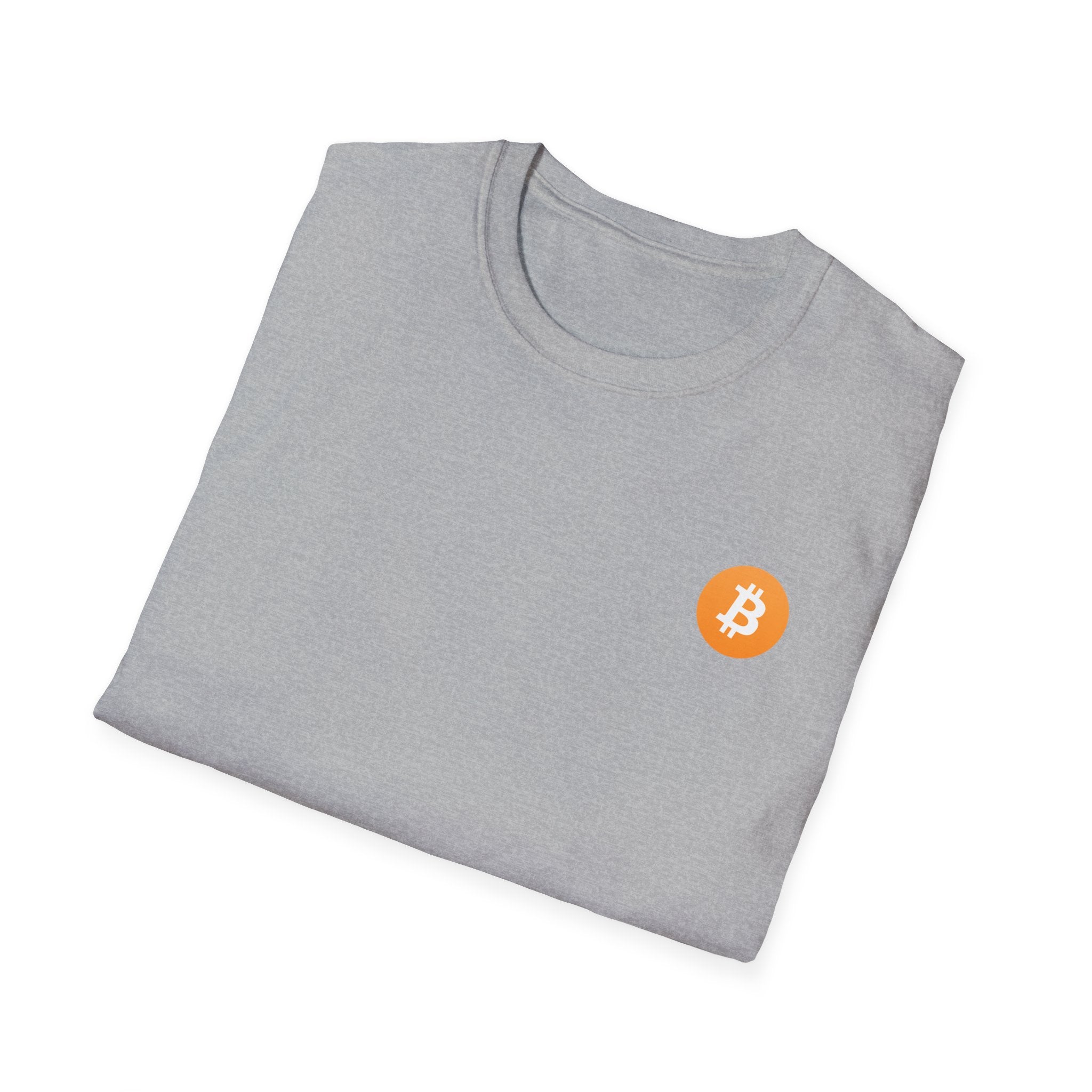 Bitcoin Logo Small - Cotton T-Shirt