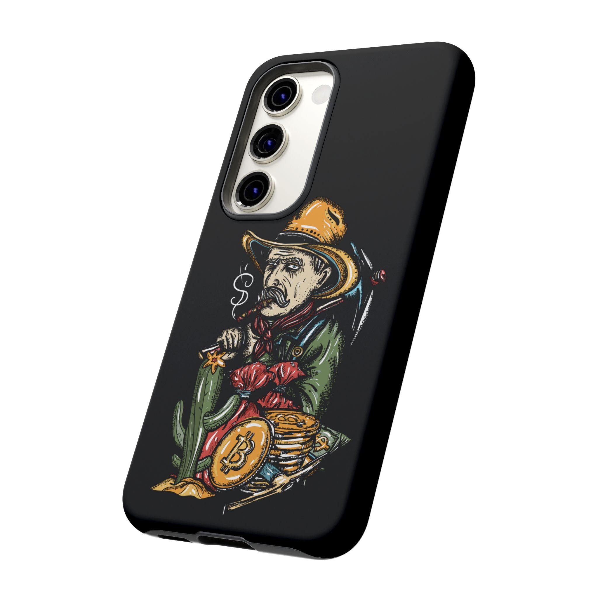 Phone Tough Case - Bitcoin Smoking Man