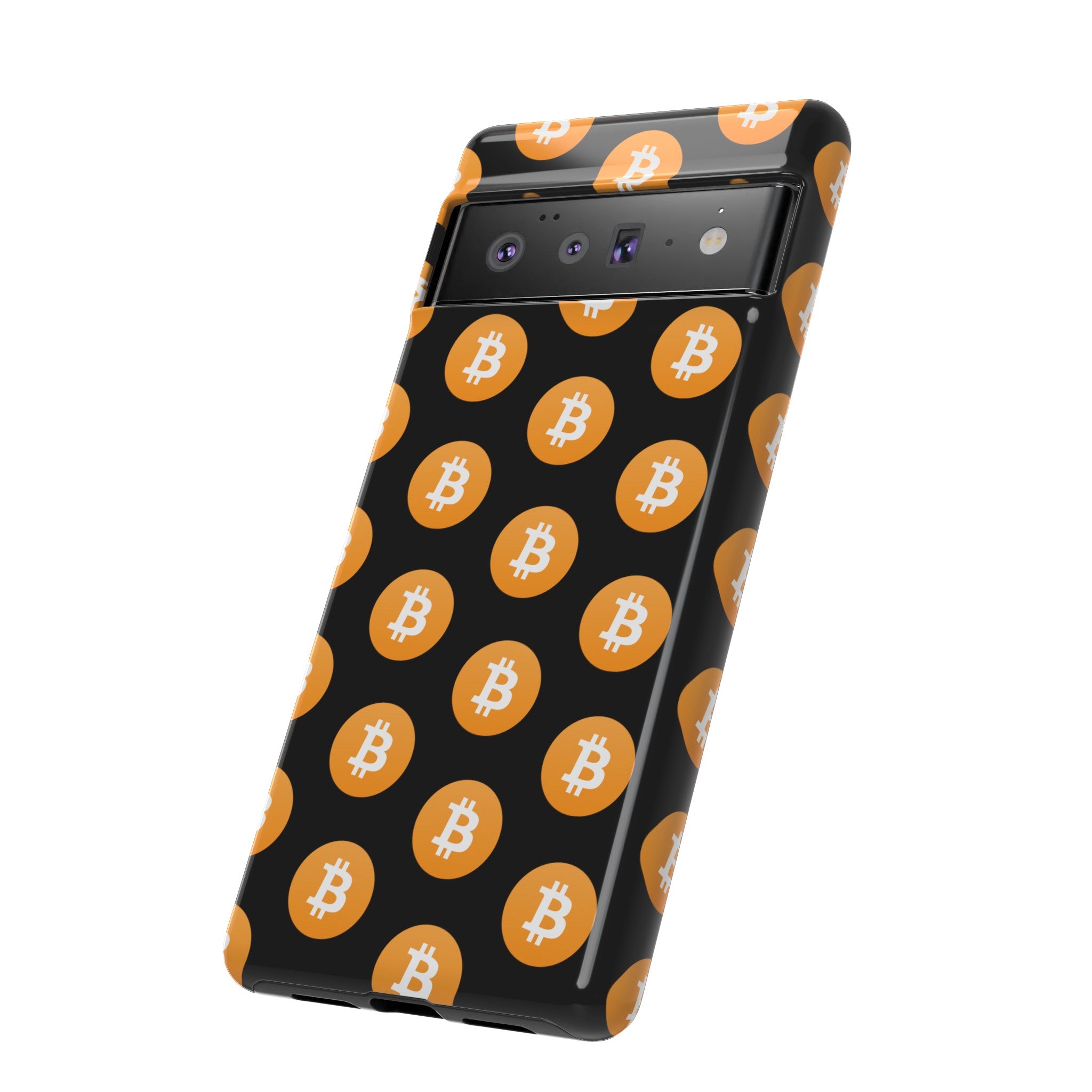 Phone Tough Case - Bitcoin Black Background