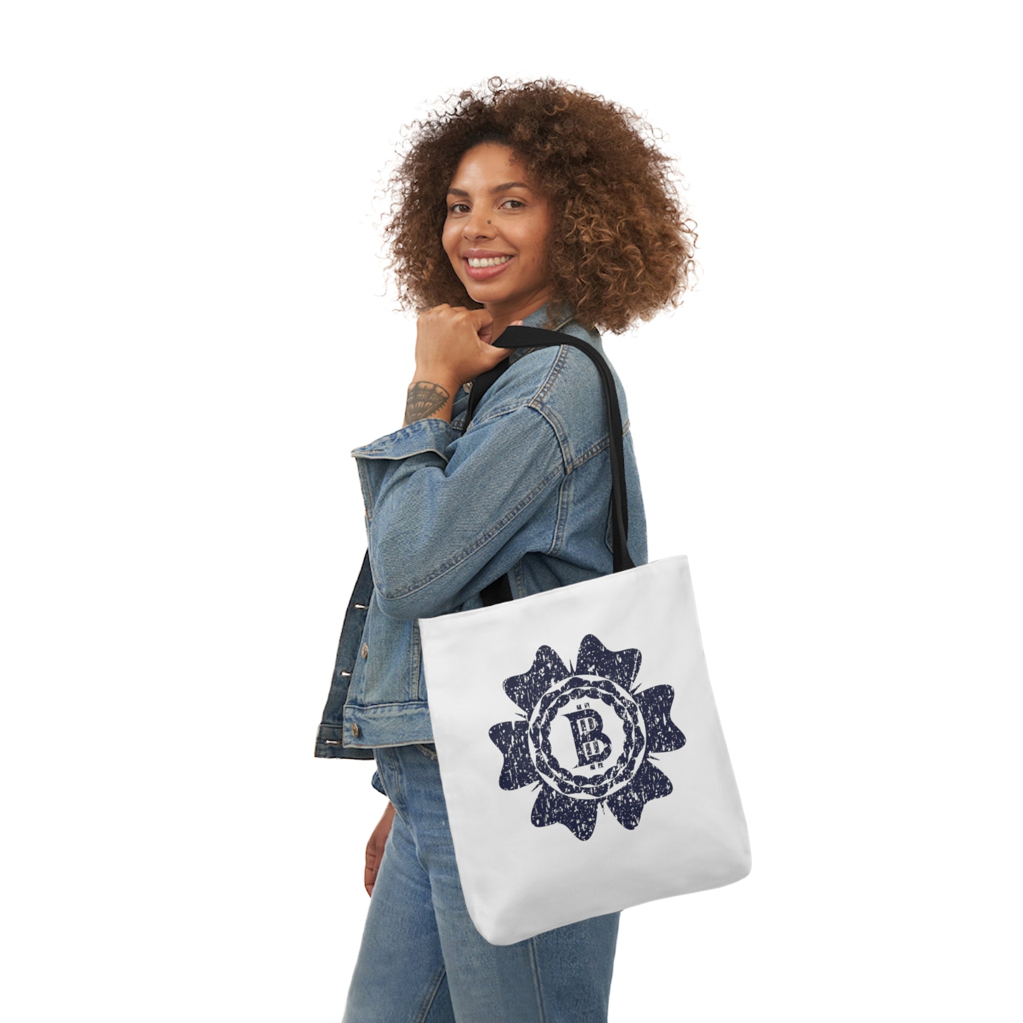 Canvas Tote Bag - Bitcoin Stamp