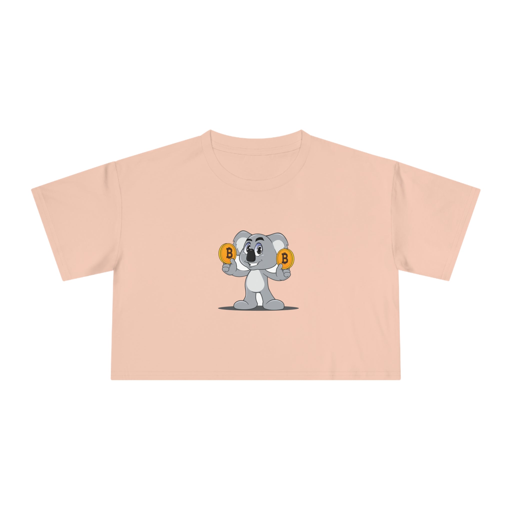 Crop Tee - Bitcoin Koala