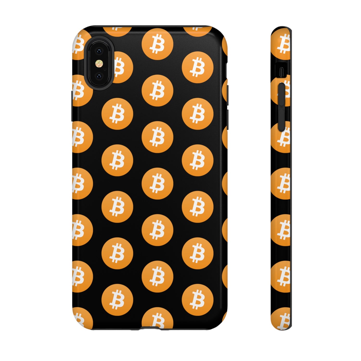 Phone Tough Case - Bitcoin Black Background