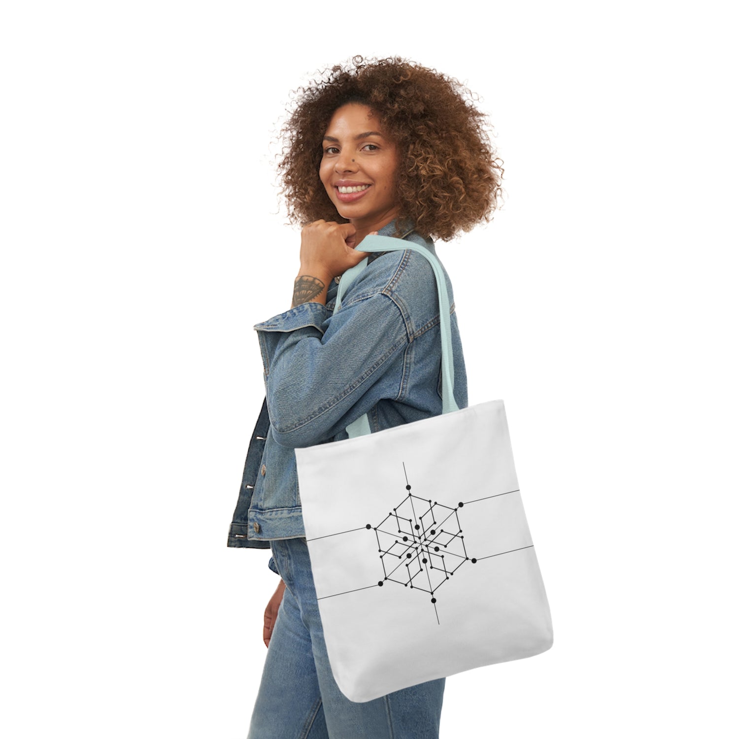 Canvas Tote Bag - Blockchain