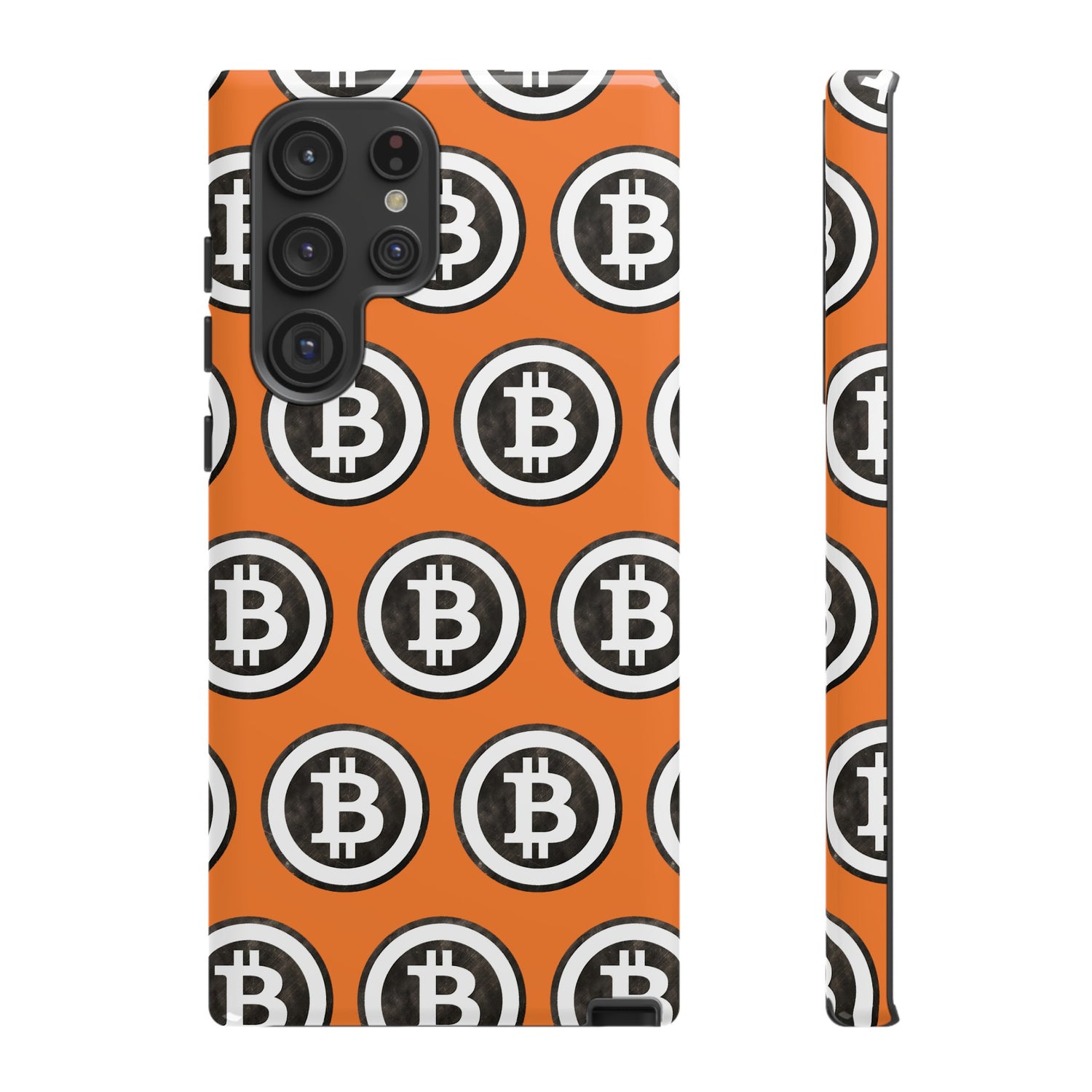 Phone Tough Case - B Logo Orange Background
