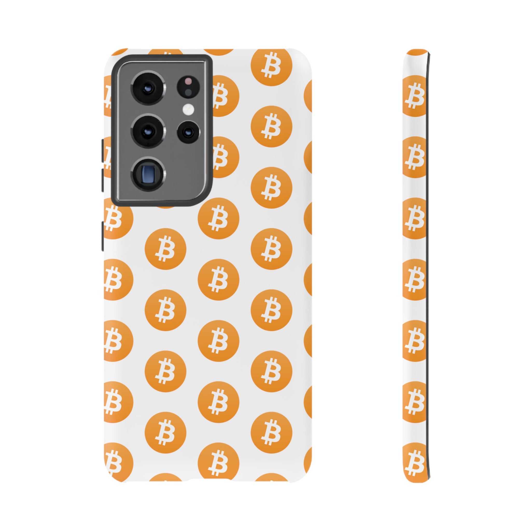 Phone Tough Case - Bitcoin White Background