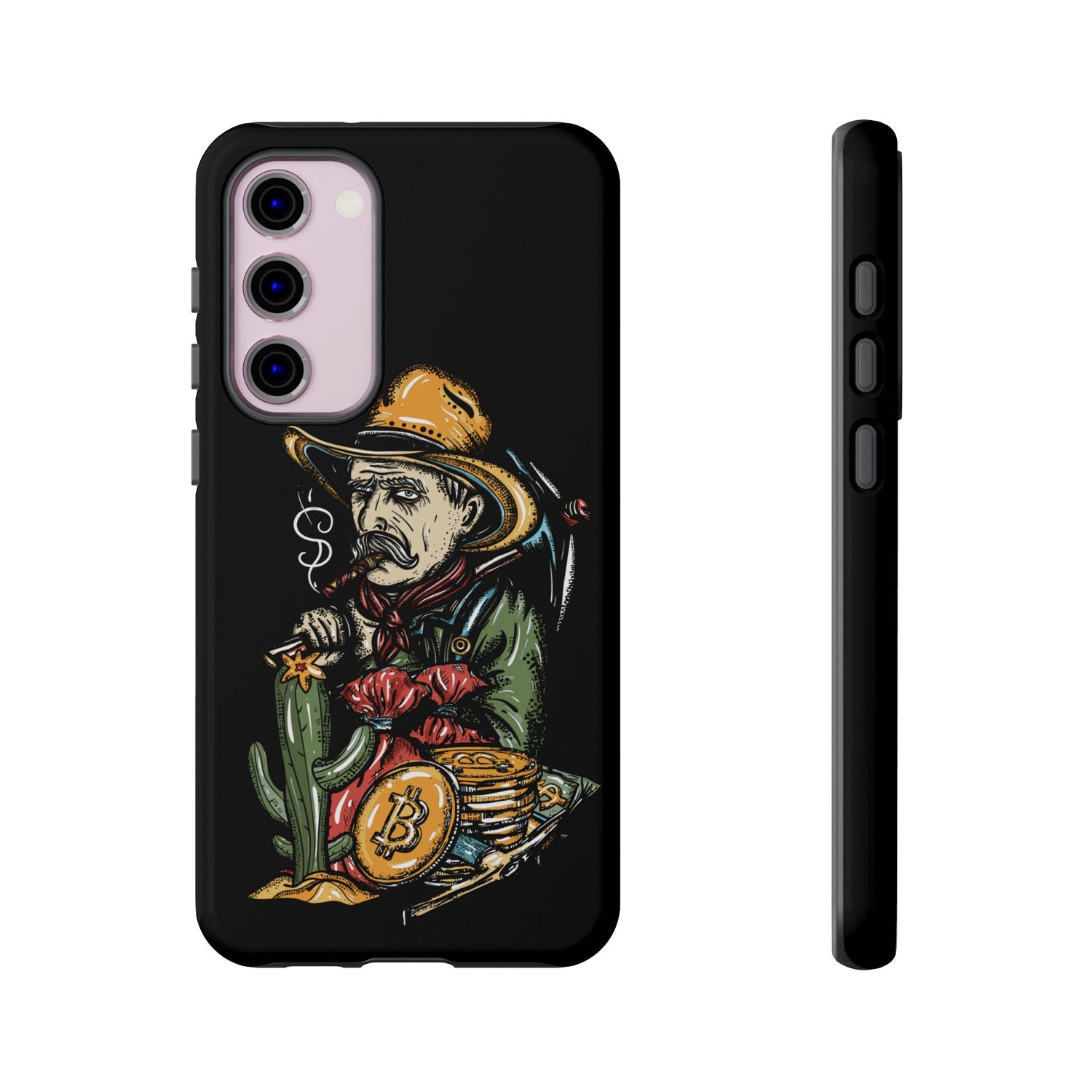 Phone Tough Case - Bitcoin Smoking Man