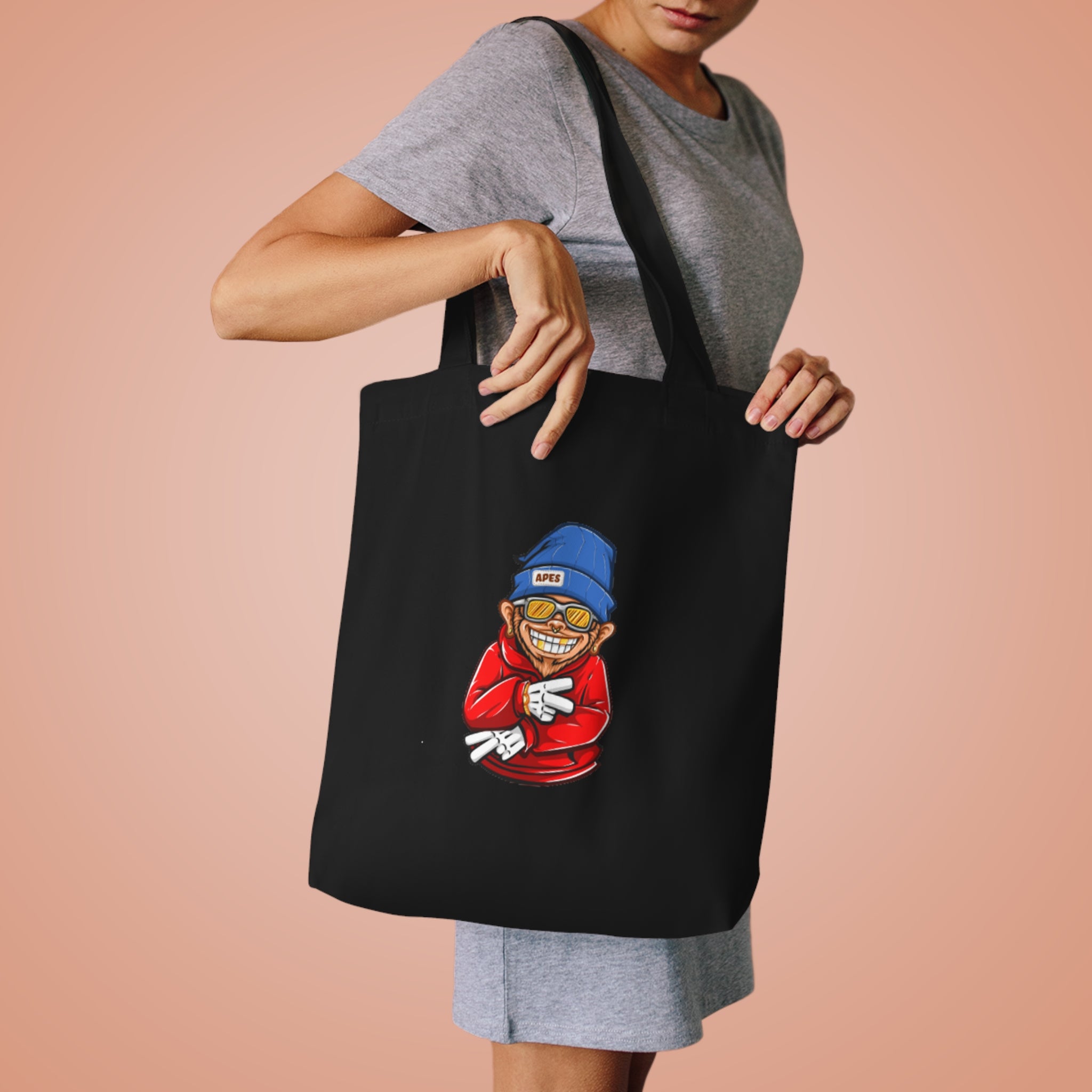 Premium 100% Cotton Tote Bag - NFT Ape