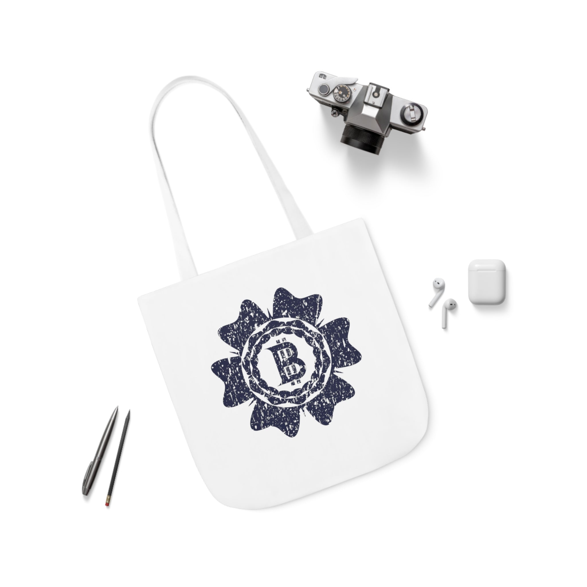 Canvas Tote Bag - Bitcoin Stamp