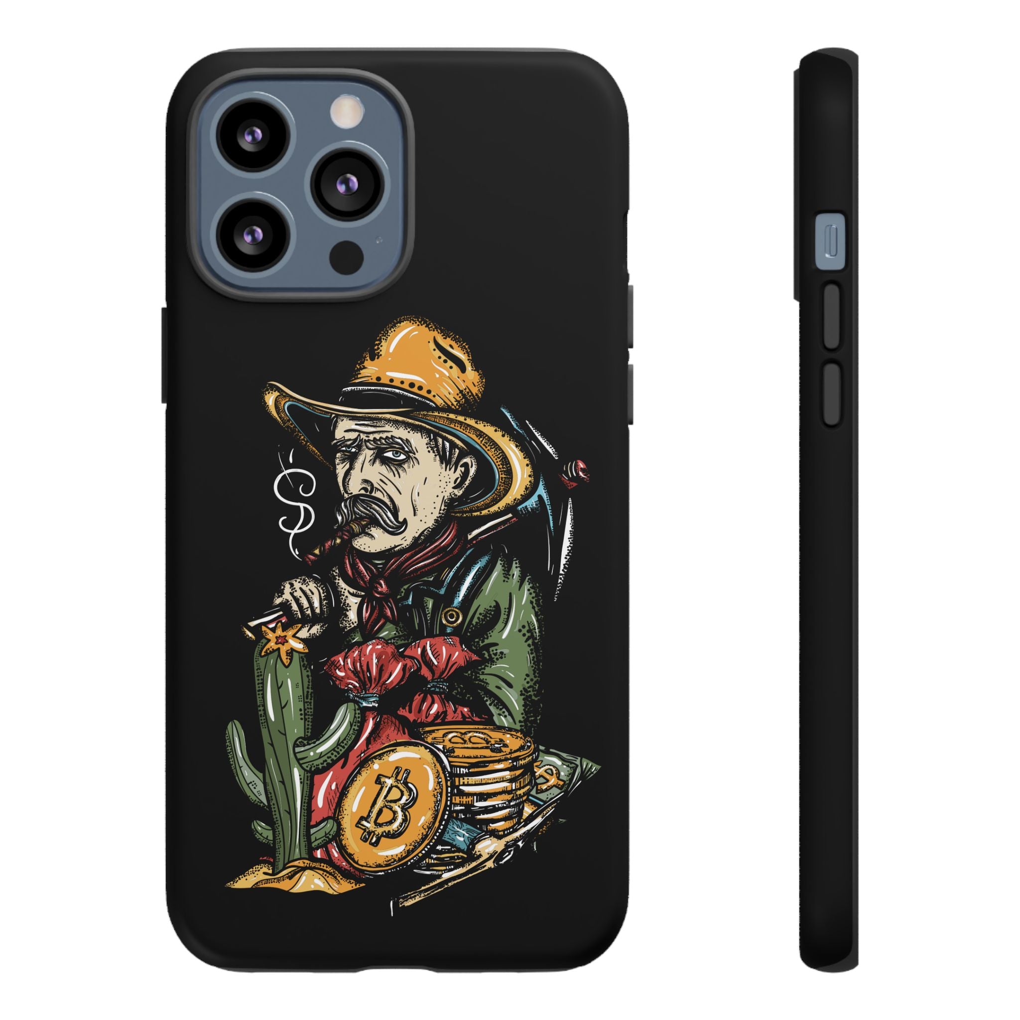 Phone Tough Case - Bitcoin Smoking Man